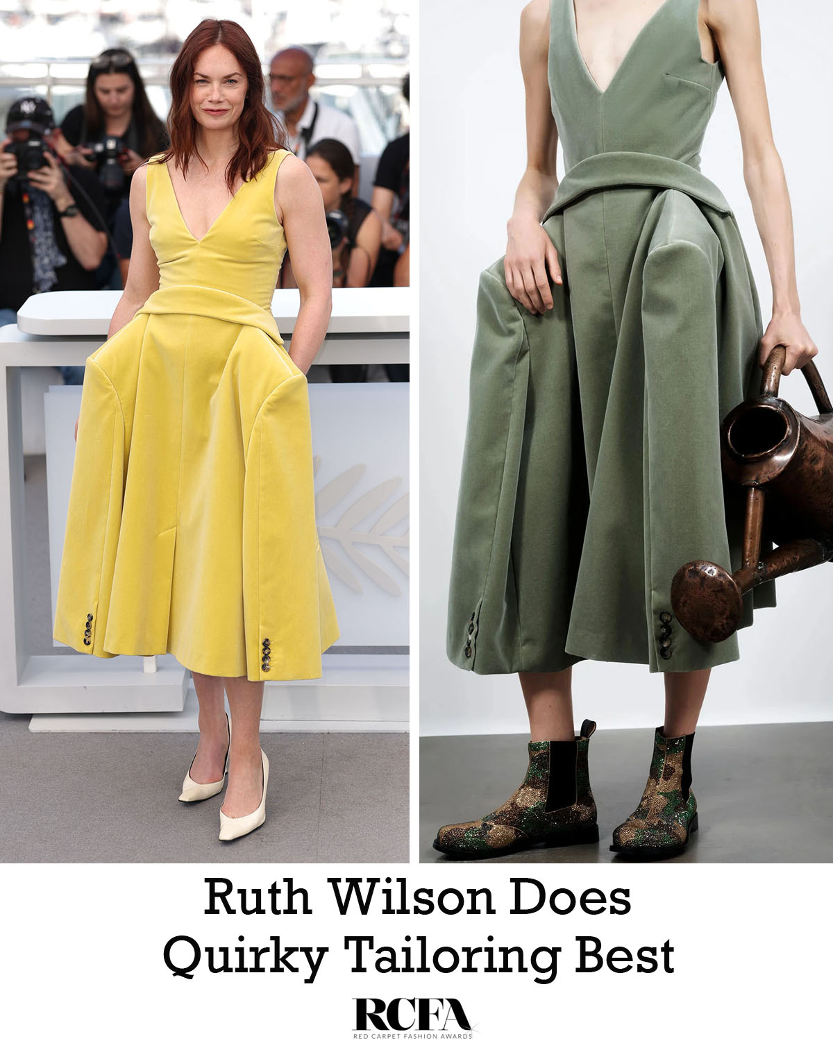 Ruth Wilson brought one of the most interesting daytime looks to 