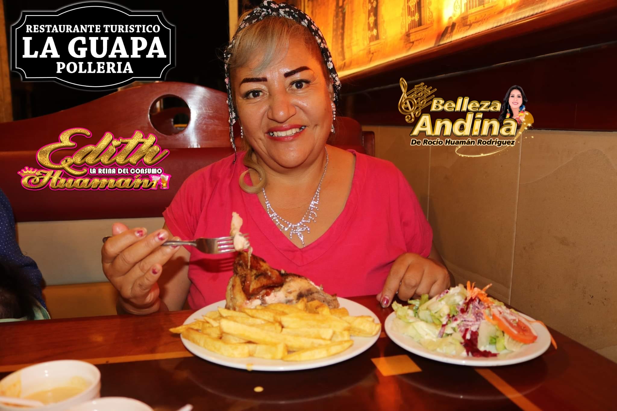 Rocio - Edith Huamán degusta de su rico pollo a la brasa , antes de ir ...