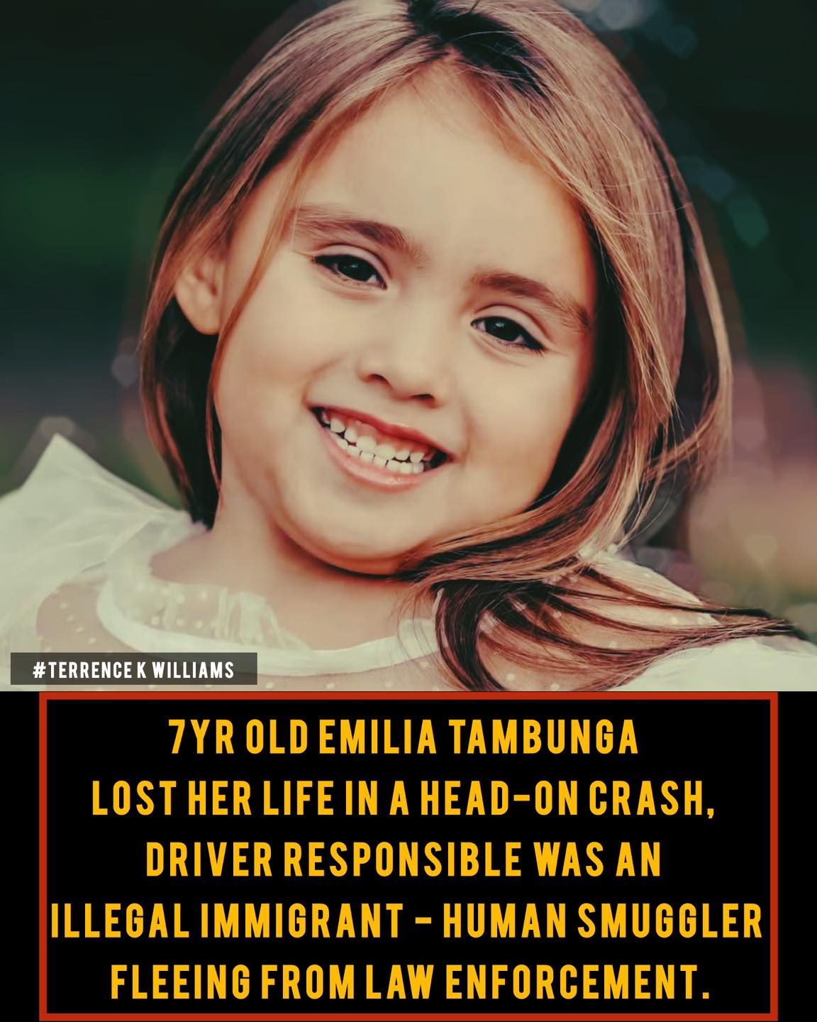 Terrence - Seven-year-old Emilia Tambunga lost her life in a head-on ...