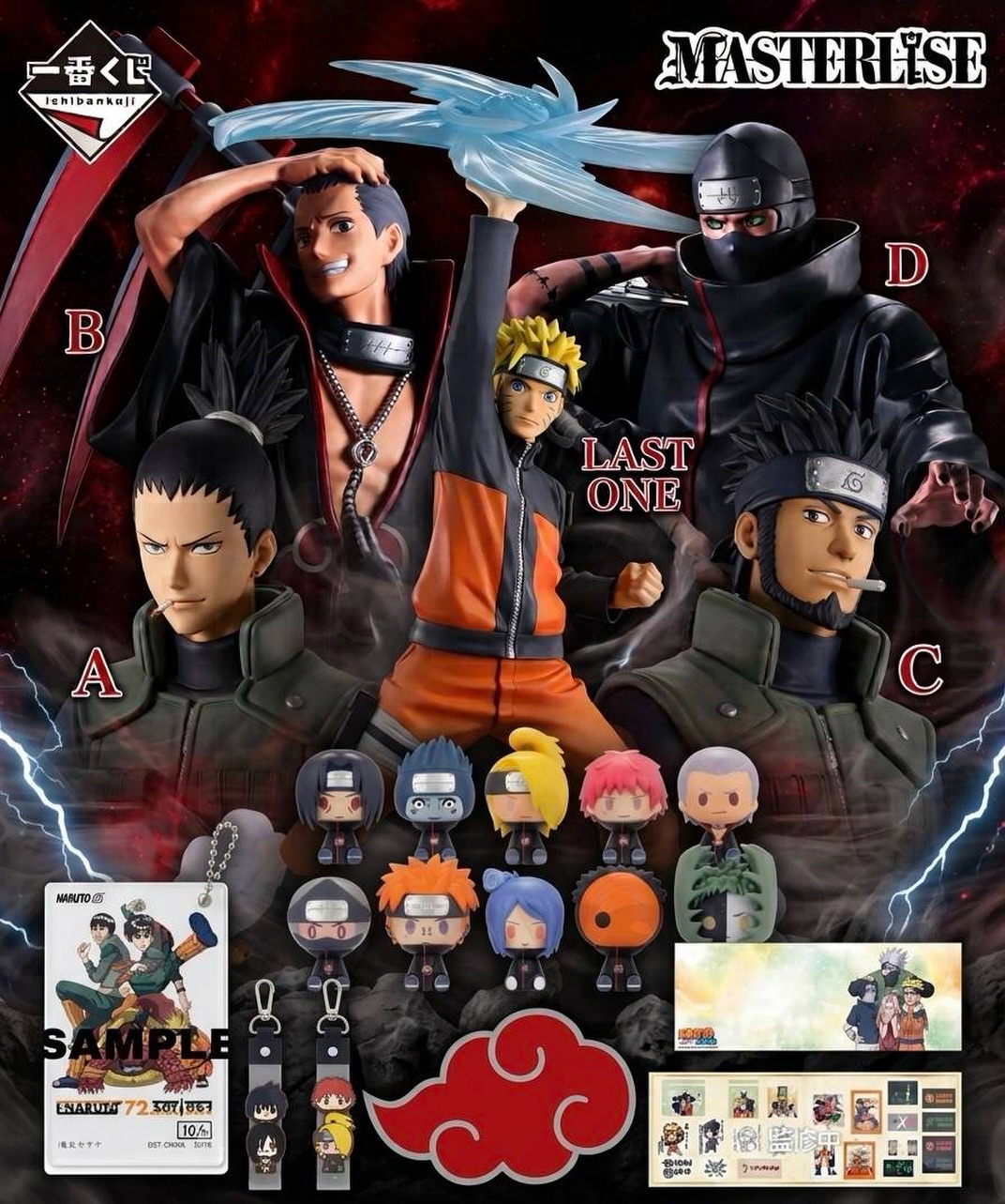 一番賞 火影忍者 - 疾風傳 飛段 角都篇 獎品情報 🔎 一番くじ NARUTO