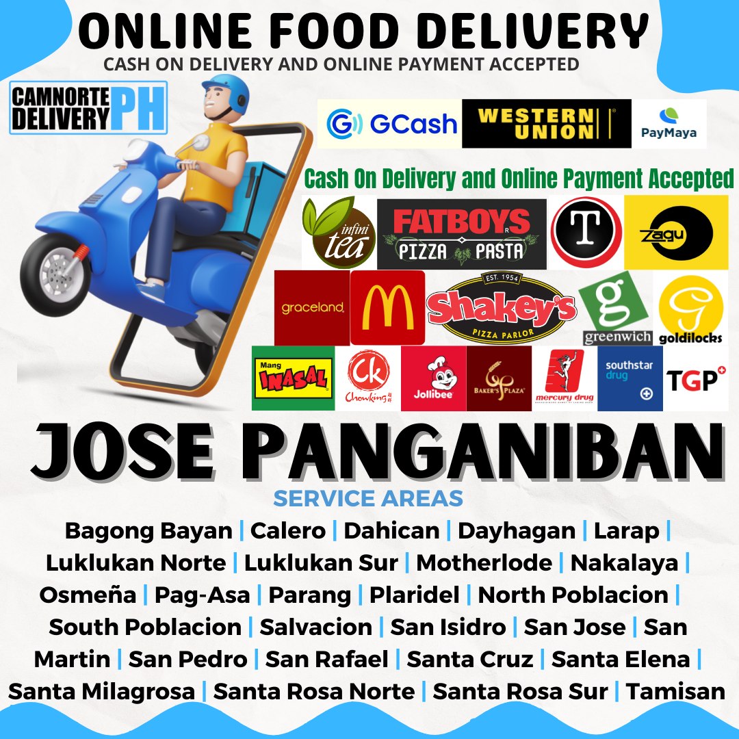 CamNorte Delivery PH - Hello Jose Panganiban! Ordering your favorite ...
