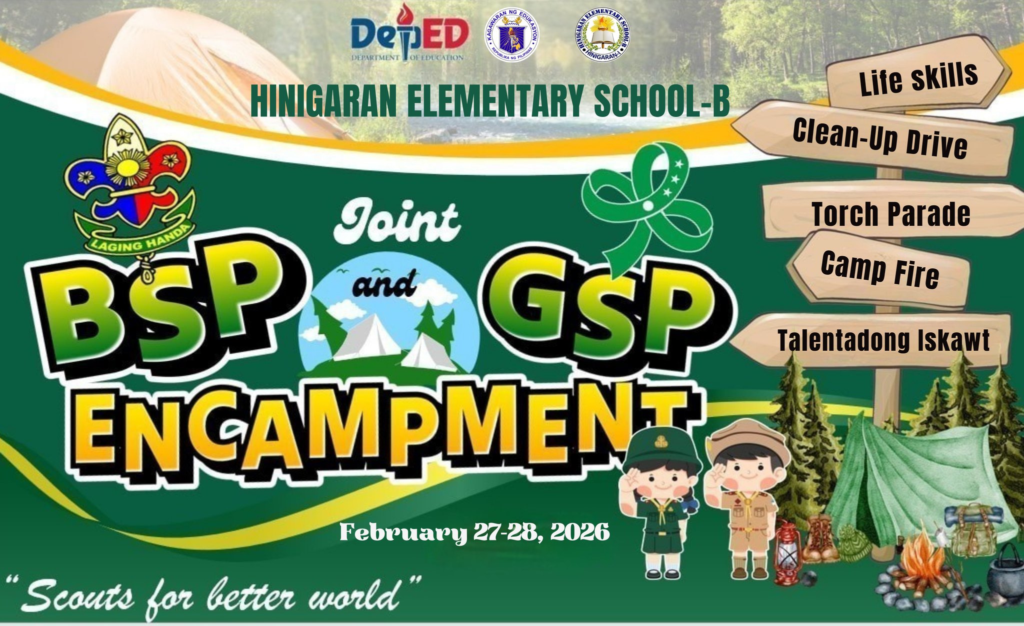 Hinigaran - The Joint BSP and GSP Encampment is set on February 27–28 ...