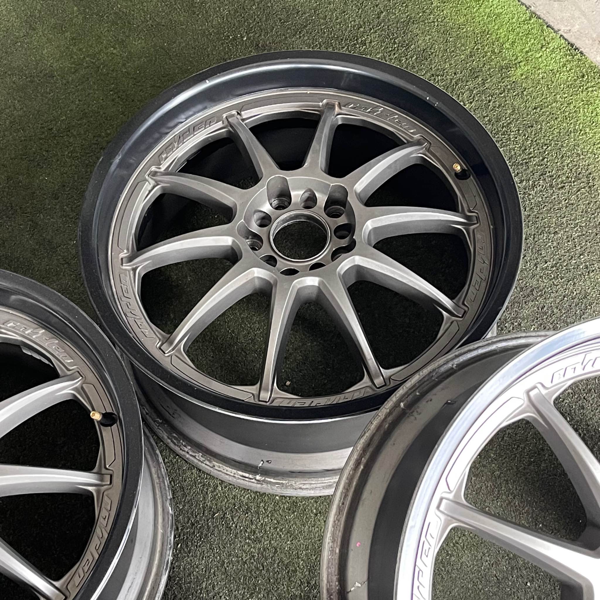 ล้อLENSO RAIDEN SUPERแท้🔥ขอบ18กว้าง8:5ET45หุบๆไม่ล้น - Car Wheels ...