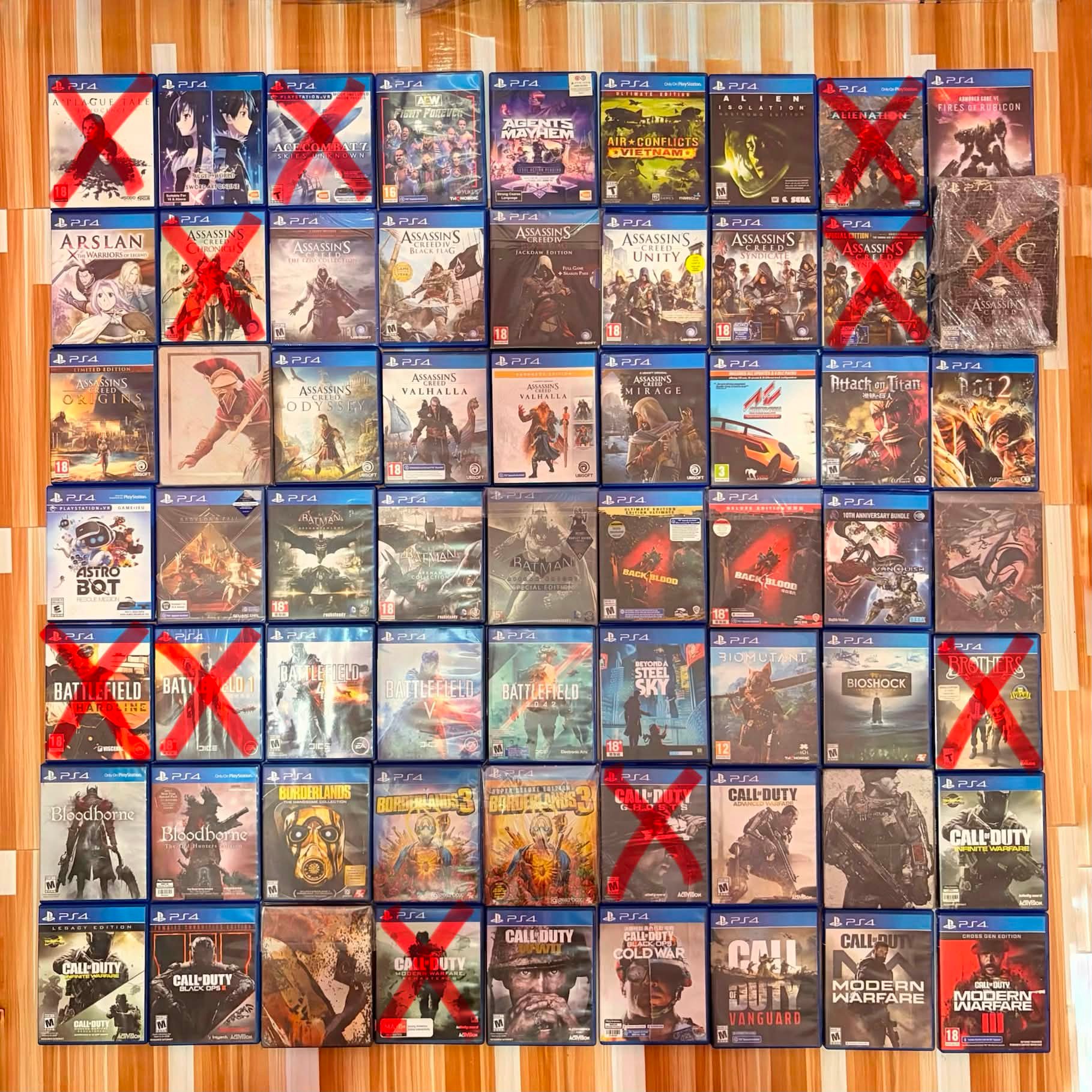 🛒 FOR SALE / TRADE PS4 Games — 500+ Unique Titles