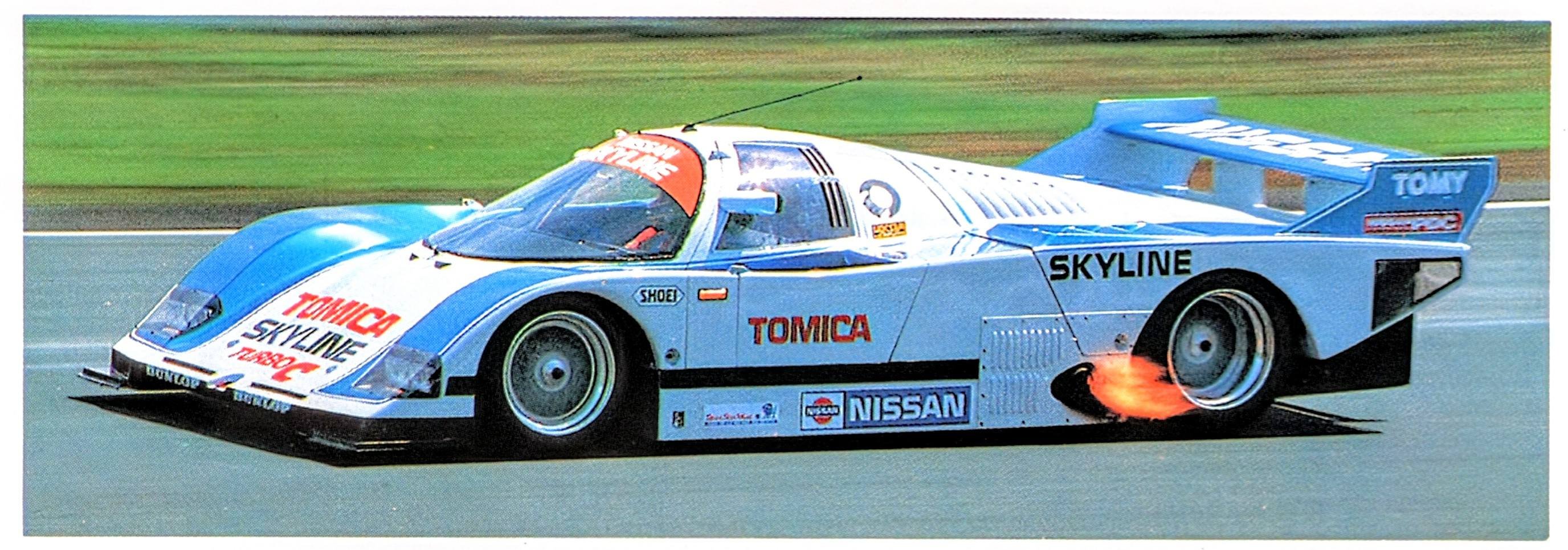 Pics and article on the Tomica Skyline Turbo C racecar from the