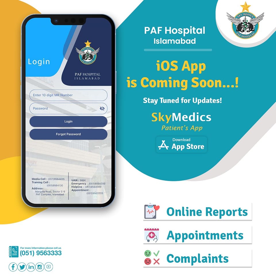 PAF Hospital Islamabad Unit-II is... - PAF Hospital Islamabad | Facebook