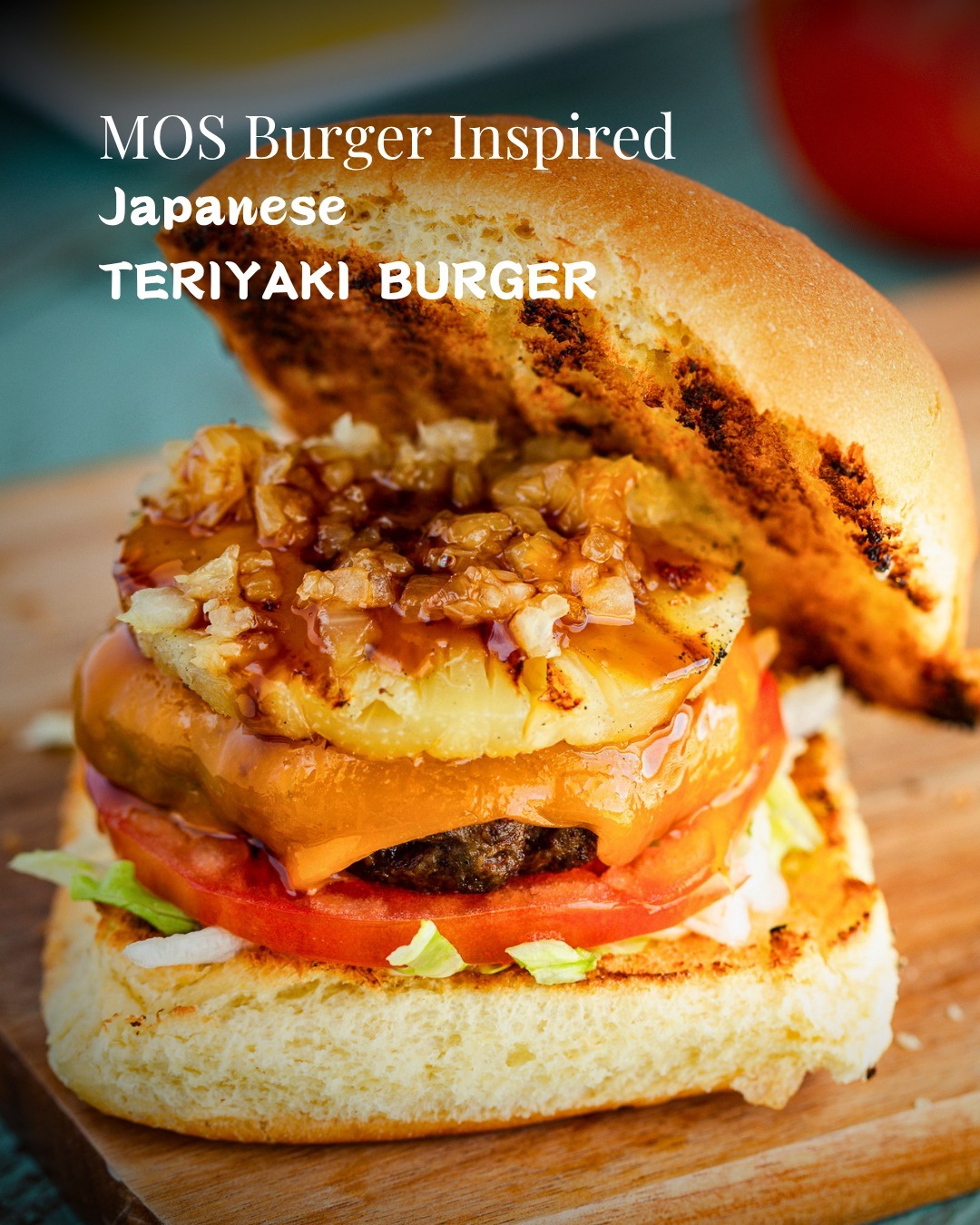 Craving a juicy Japanese Teriyaki Burger? 🍔✨ Sweet, savory, and