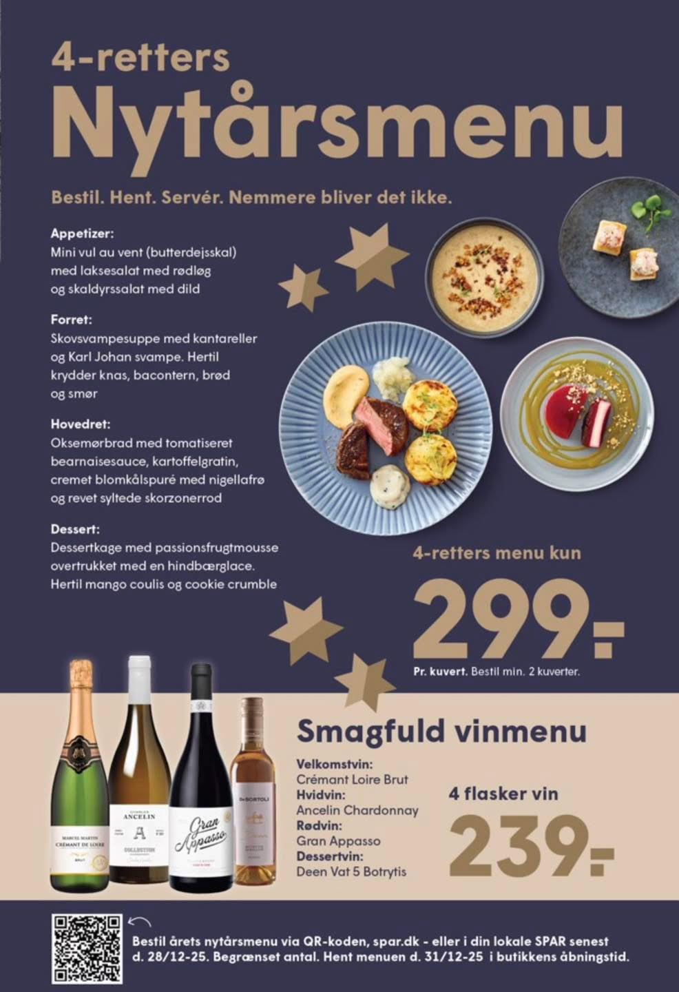 SPAR - Ved du stadig ikke hvad nytårsmenuen skal byde på? Så har vi et ...