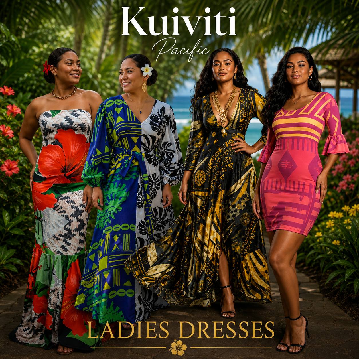 culture dresses for ladies 🌺 Embrace the beauty of the Pacific with vibrant prints, elegant silhouettes, and timeless island style. Discover the latest collection from Kuiviti Pacific and wear your with confidence. #KuivitiPacific # date_night