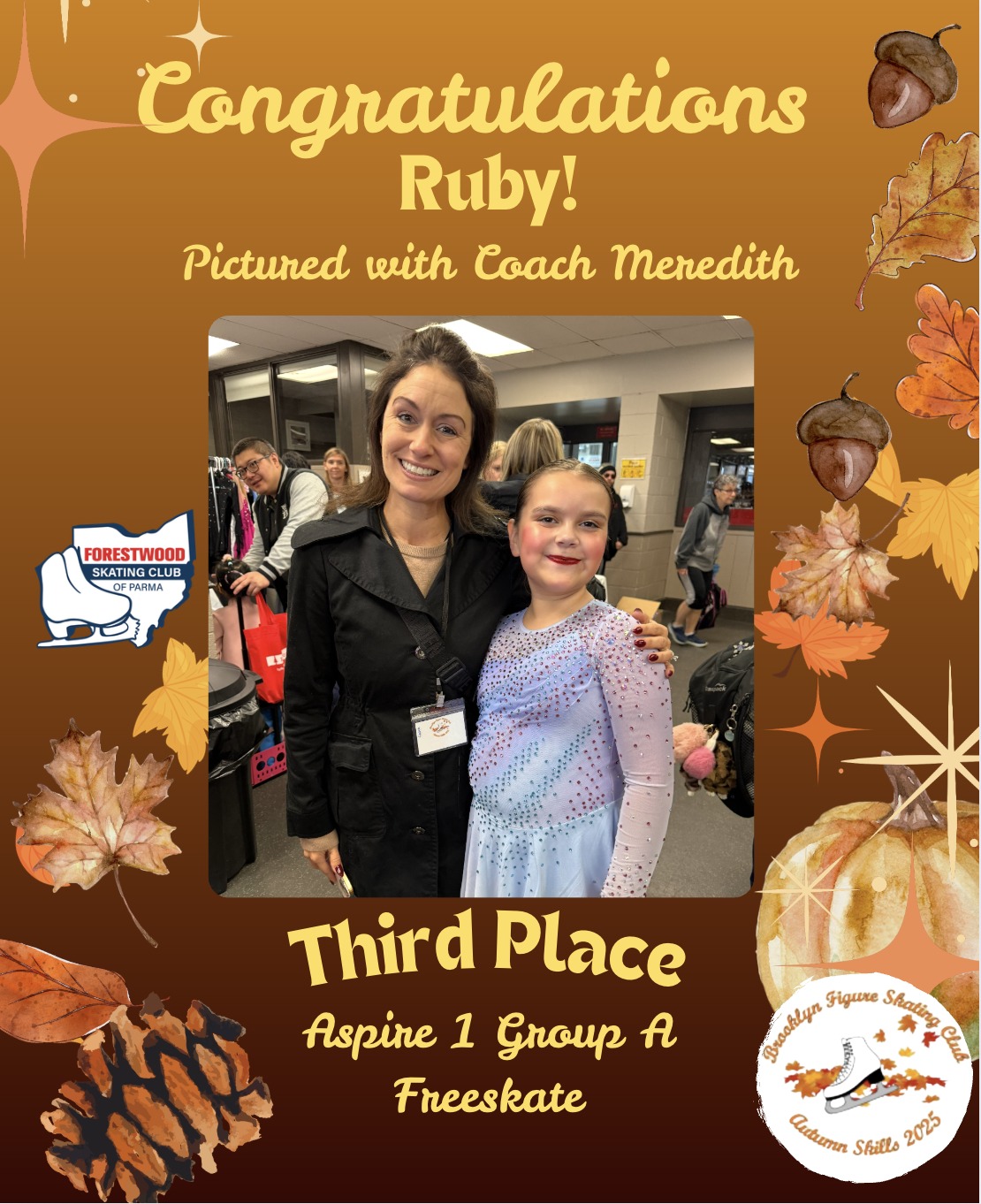 Forestwood - 🌟 Congratulations to Ruby, pictured with Coach Meredith ...