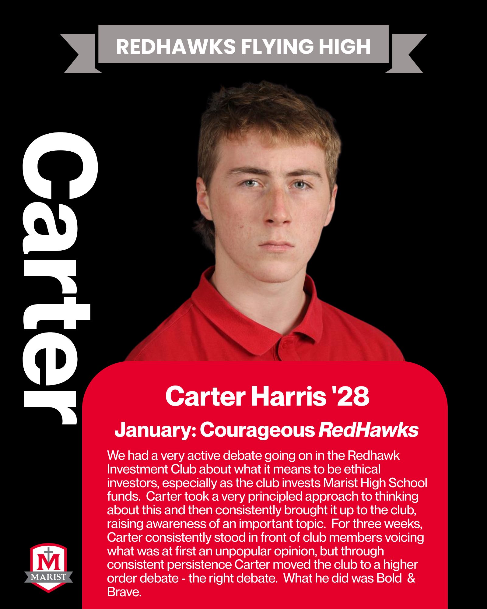 We are proud to share that... - Marist High School Chicago | Facebook