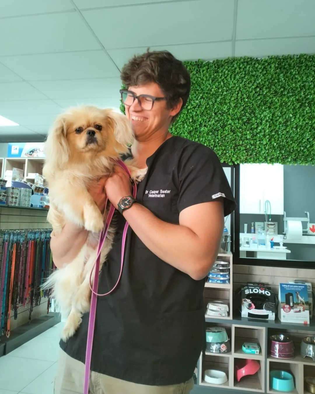 Wild - Can you guess the breed of this gorgeous pup that Dr Bester is ...