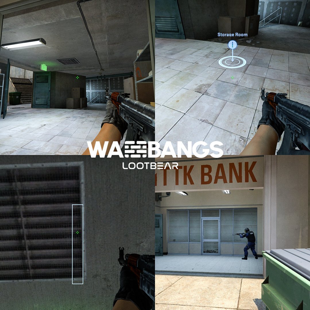 LootBear - Here is a wallbang for Overpass -- Enjoy,