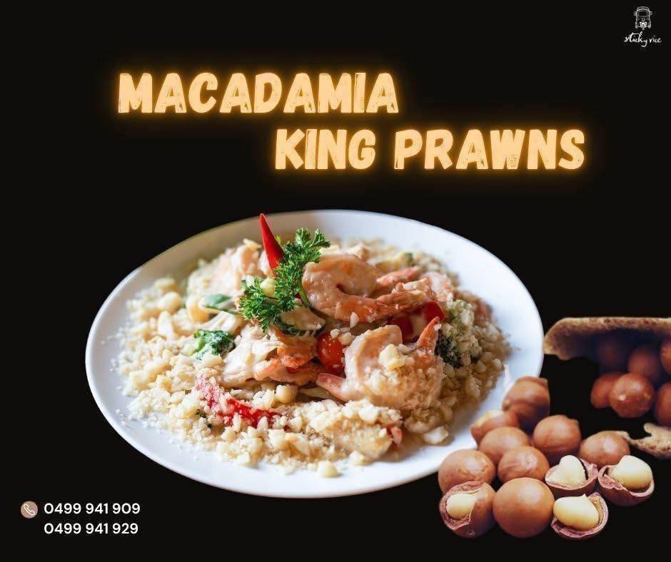 🦐 Macadamia King Prawns... - Sticky Rice Thai Wickham | Facebook