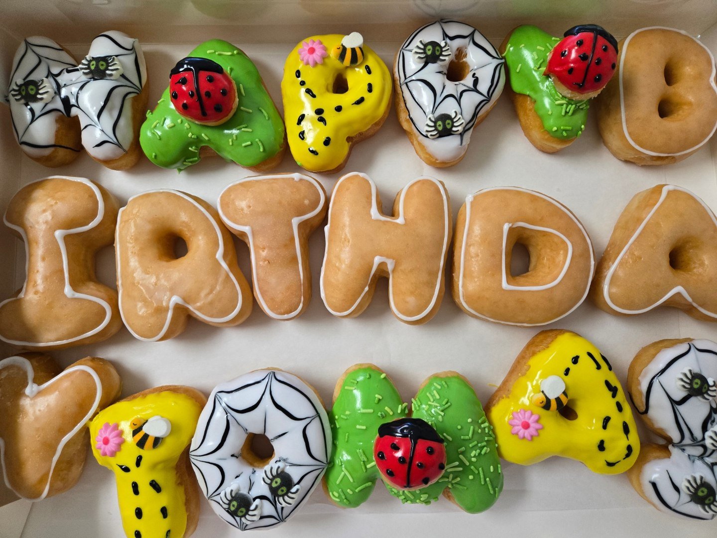 A & H Donuts - Our insect theme birthday donuts. Happy... | Facebook