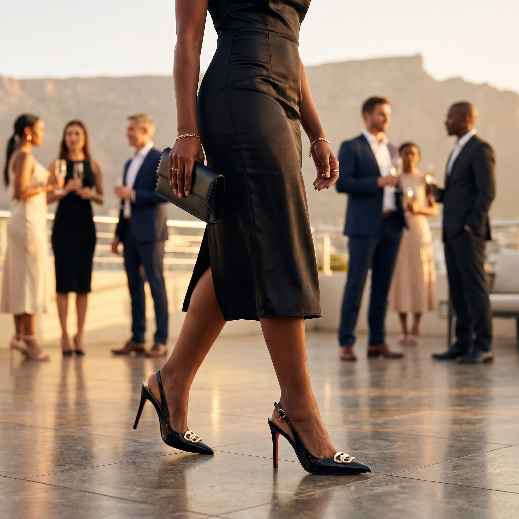 black bridesmaid dresses with red shoes Wedding season is fast approaching. Whether you're a guest or the bride, we've got you 😍 The Lola 57 court heel ✨ WhatsApp us on 060 975 1832 Shop now: https://dc1.co.za/products/miss-black-lola-57-court-red Color:Isle of Flora Violet dry clean is also silk&velvet Shop Women's New Year's