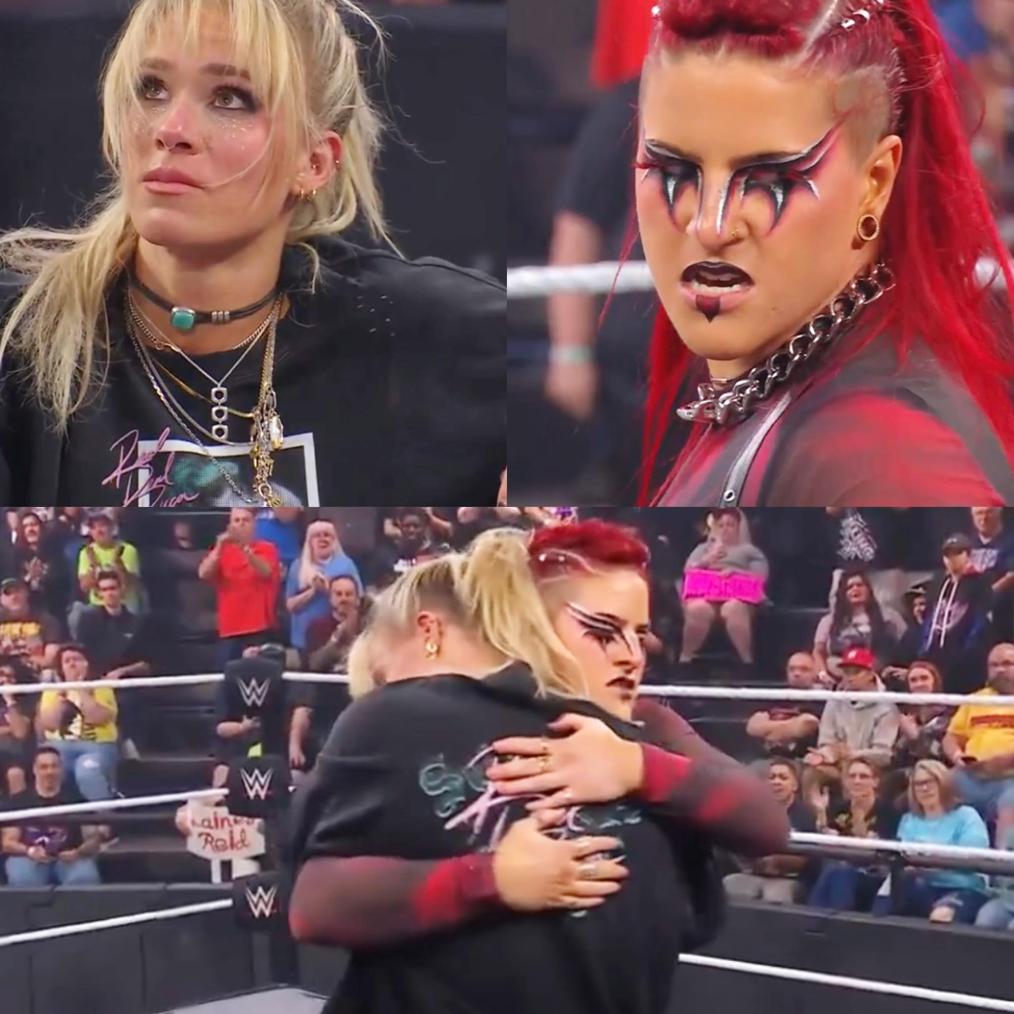 The Ringside - Zaria makes the save for Sol Ruca against Jacy Jayne and ...