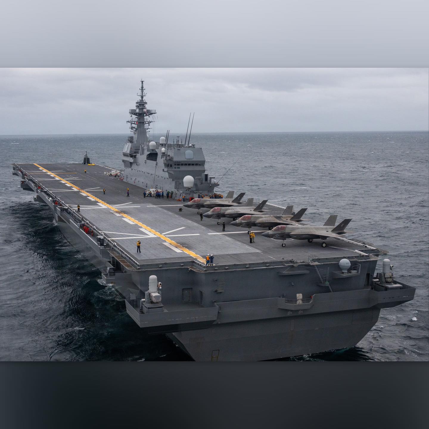 Japanese Navy aircraft carrier JS Kaga JS Kaga (DDH-184) is a
