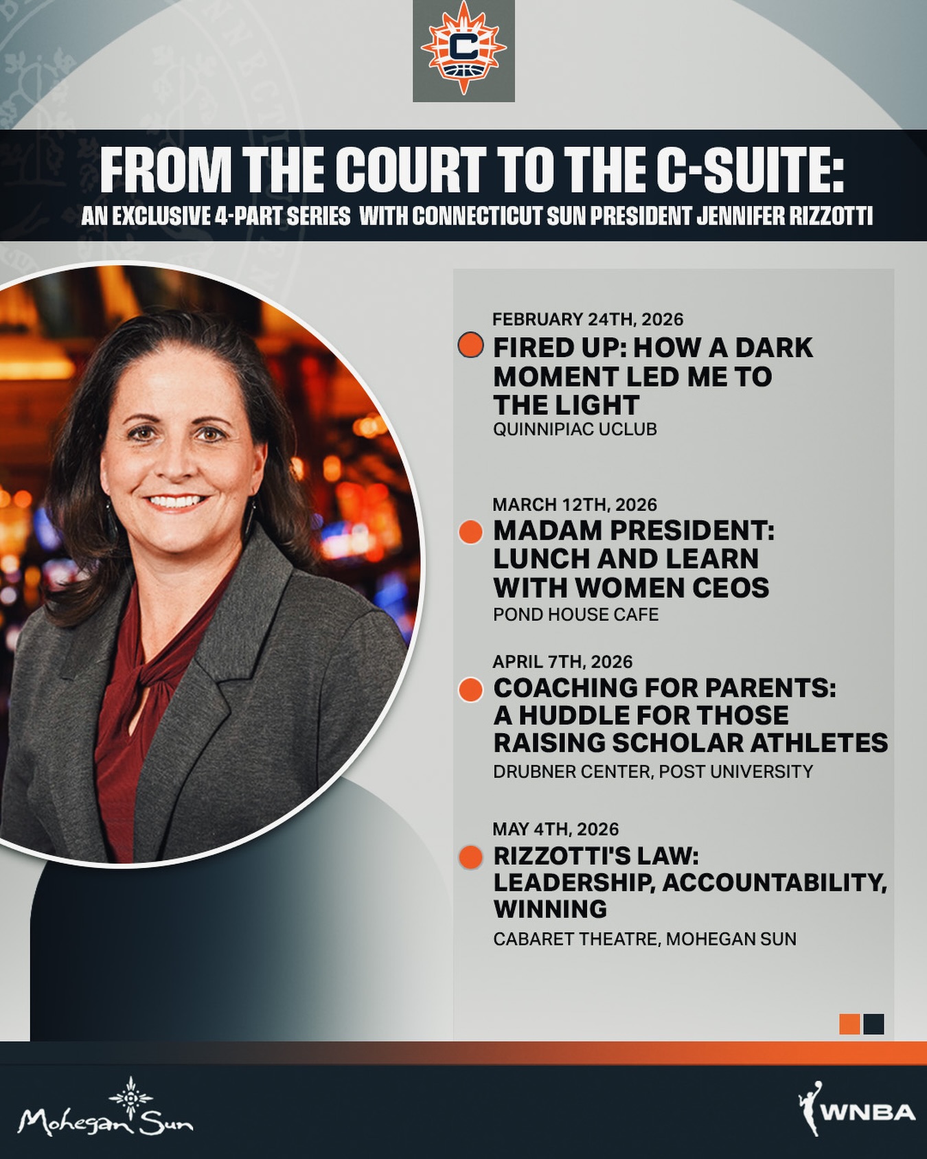 Connecticut Sun - From the Court to the C-Suite: An... | Facebook