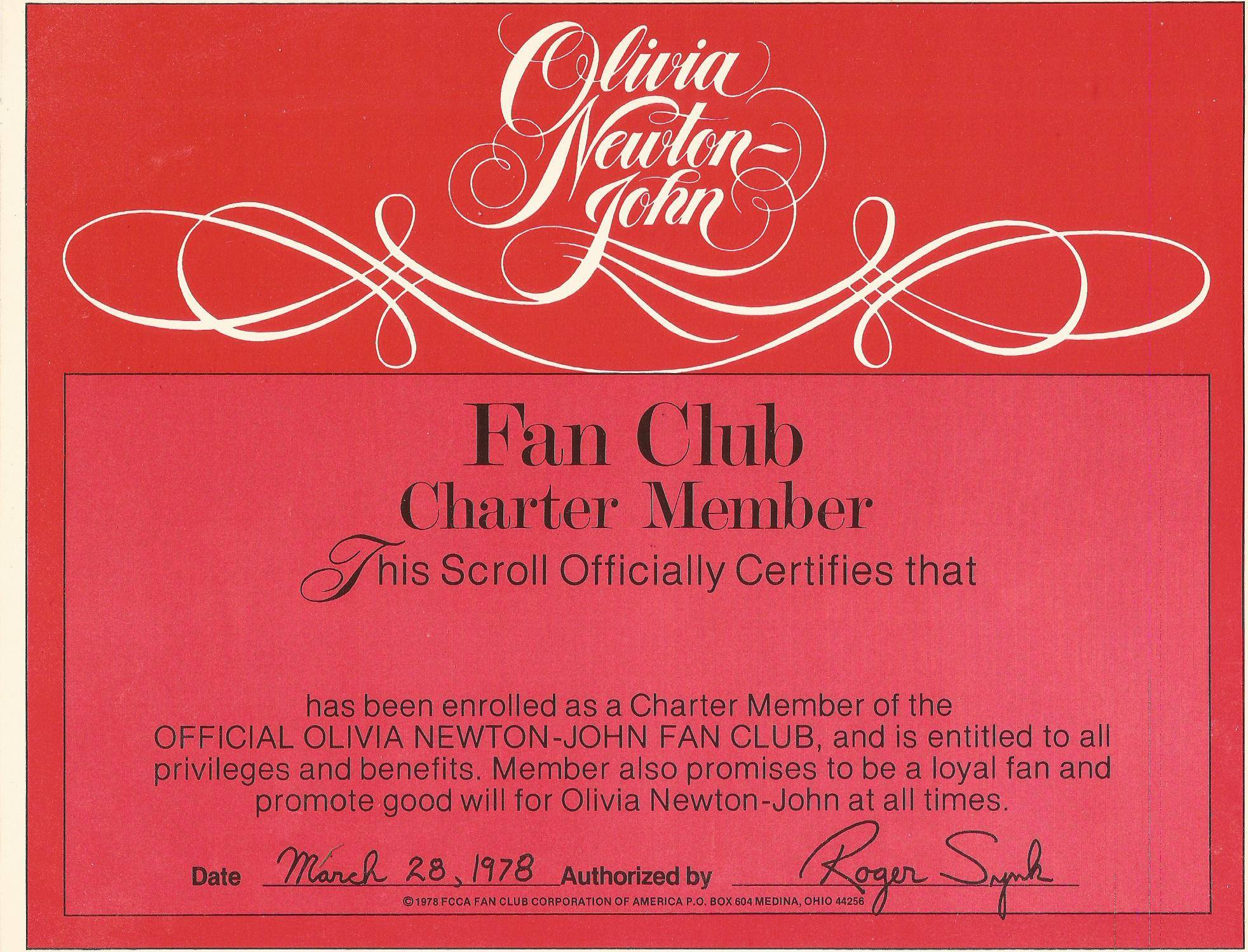 Olivia Newton-John fan shares vintage fan club memorabilia