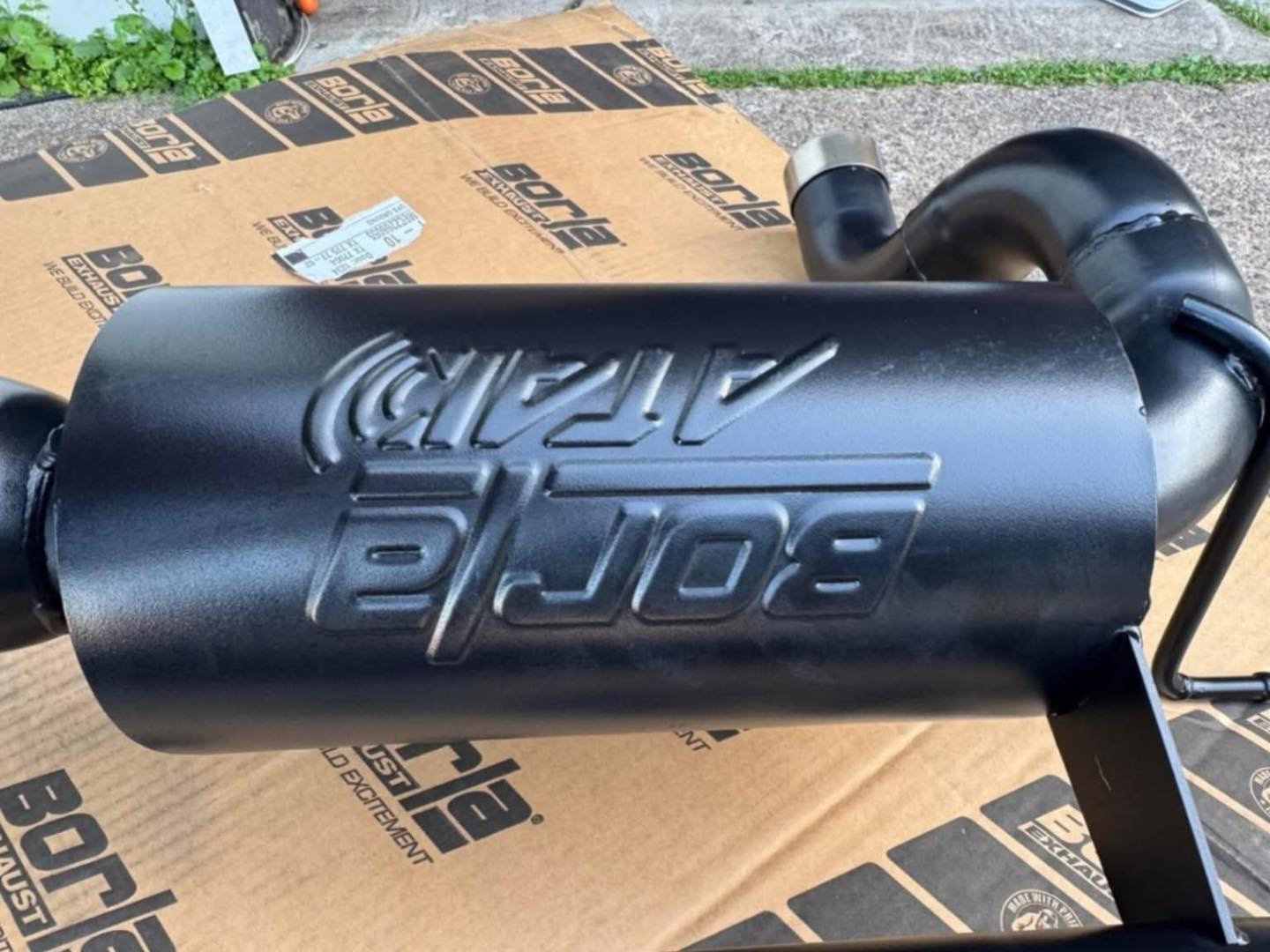 2018-2026 Jeep Wrangler JL/JLU Borla ATAK Axle-Back Exhaust. $750 