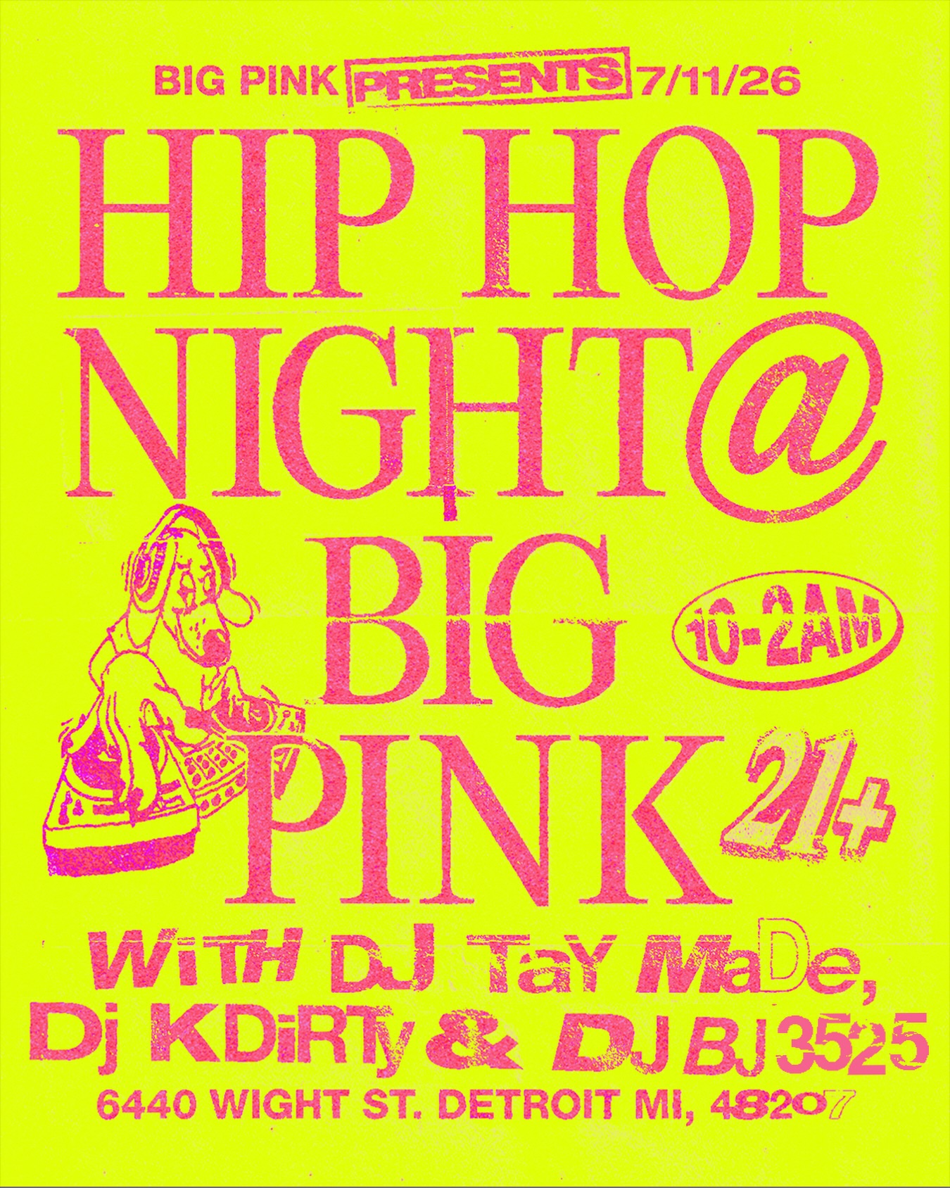 Big Pink Detroit | Detroit MI