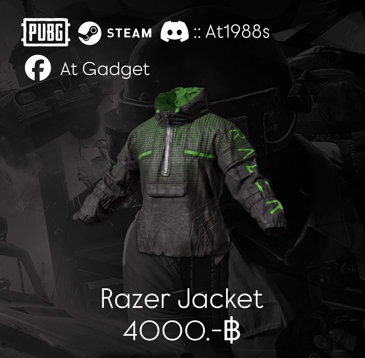 AT - Razer Jacket กลุ่มดิสคอร์ด (แจกโค้ด) https://discord.gg/mftpk4REB2