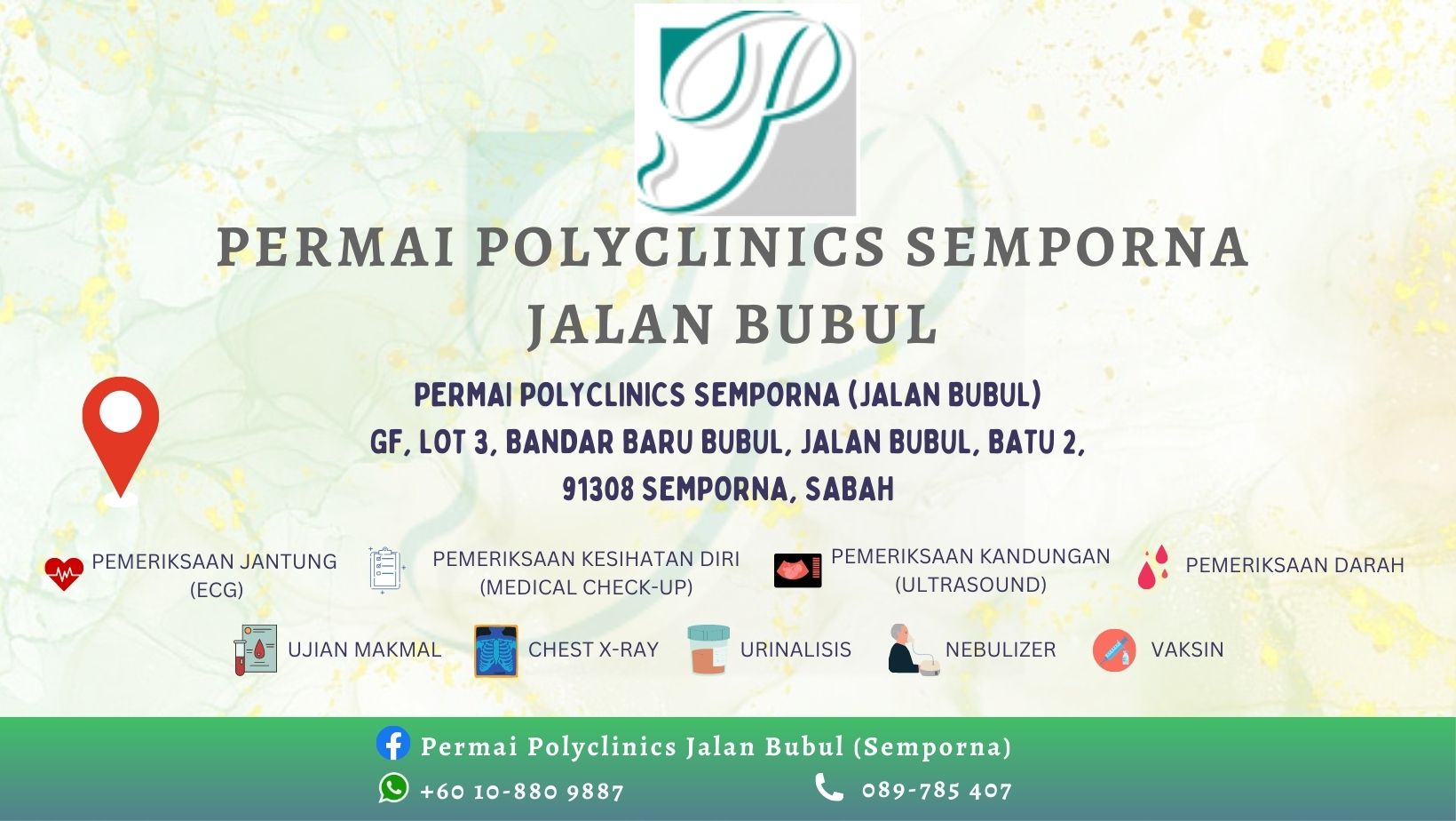 Permai Polyclinics Jalan Bubul - Semporna | Semporna