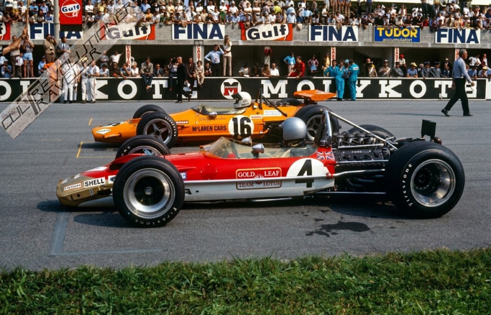 The Lotus 49 without wings was not deadly as the 72 of 1970 Year 