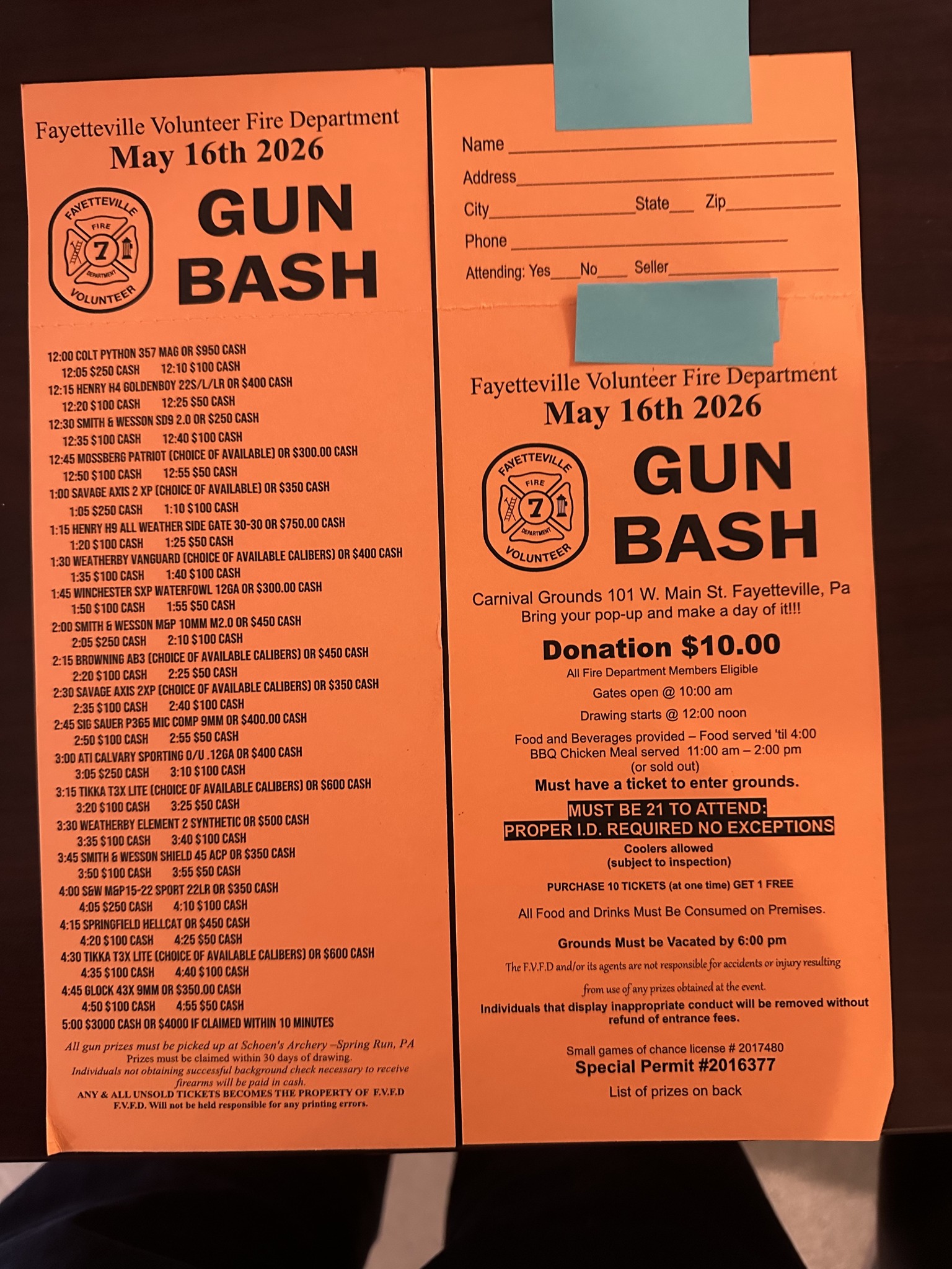 Spring Cash Bash