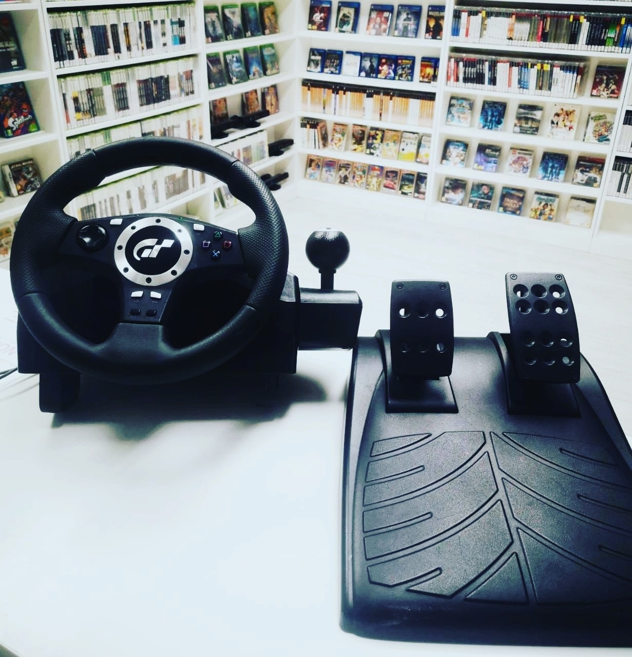 Logitech Driving Force Pro PS2 wheel setup