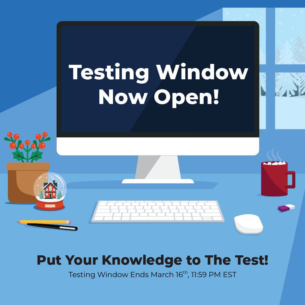 The Institutes - The Q1 testing window has officially begun! ️ Head to ...