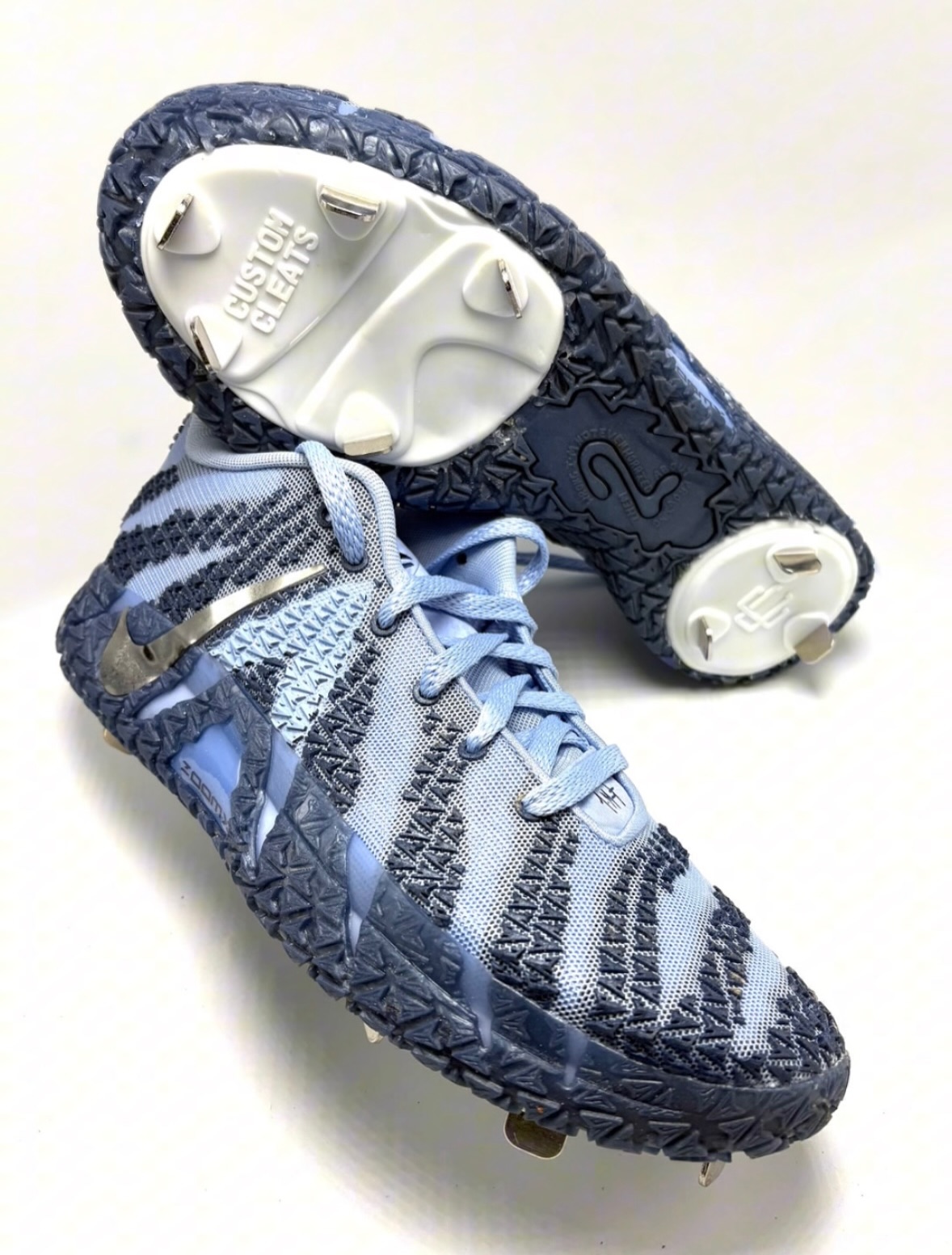 Cobalt Bliss don't miss. 🥶 The Nike Ja 3 Custom Cleats are SICK