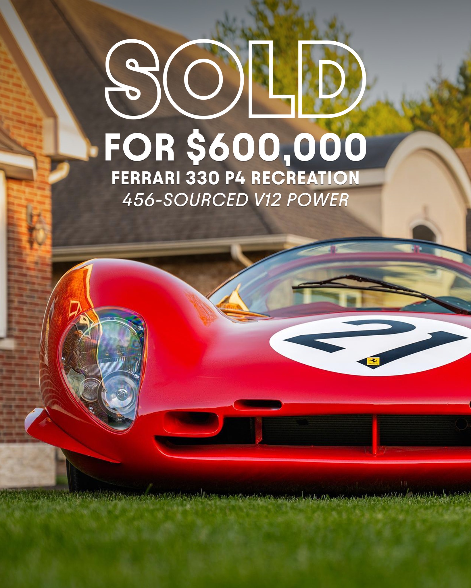 An incredible result for a special car -- find your dream car on