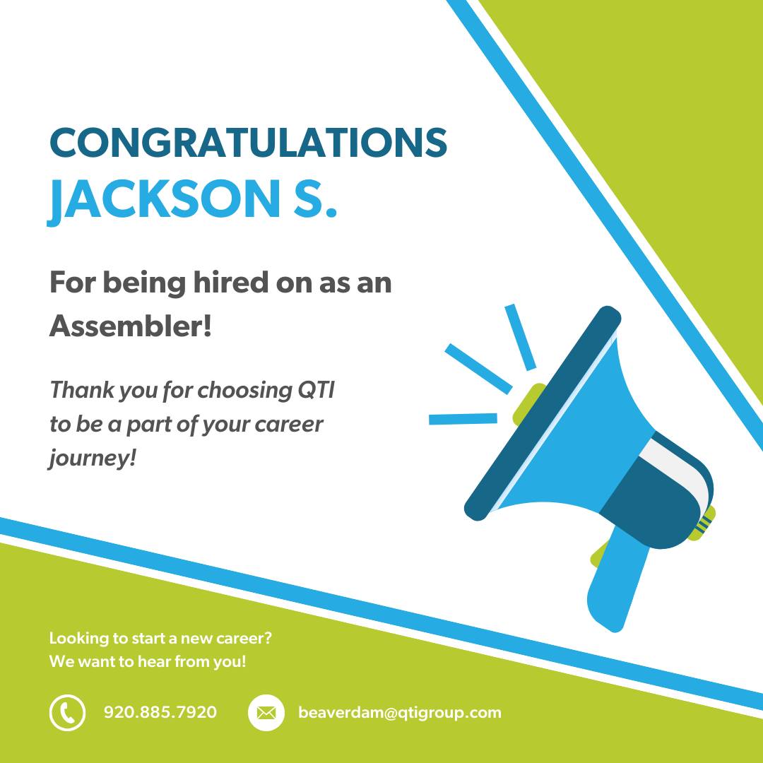 The QTI Group - Congratulations to Jackson S. who was... | Facebook