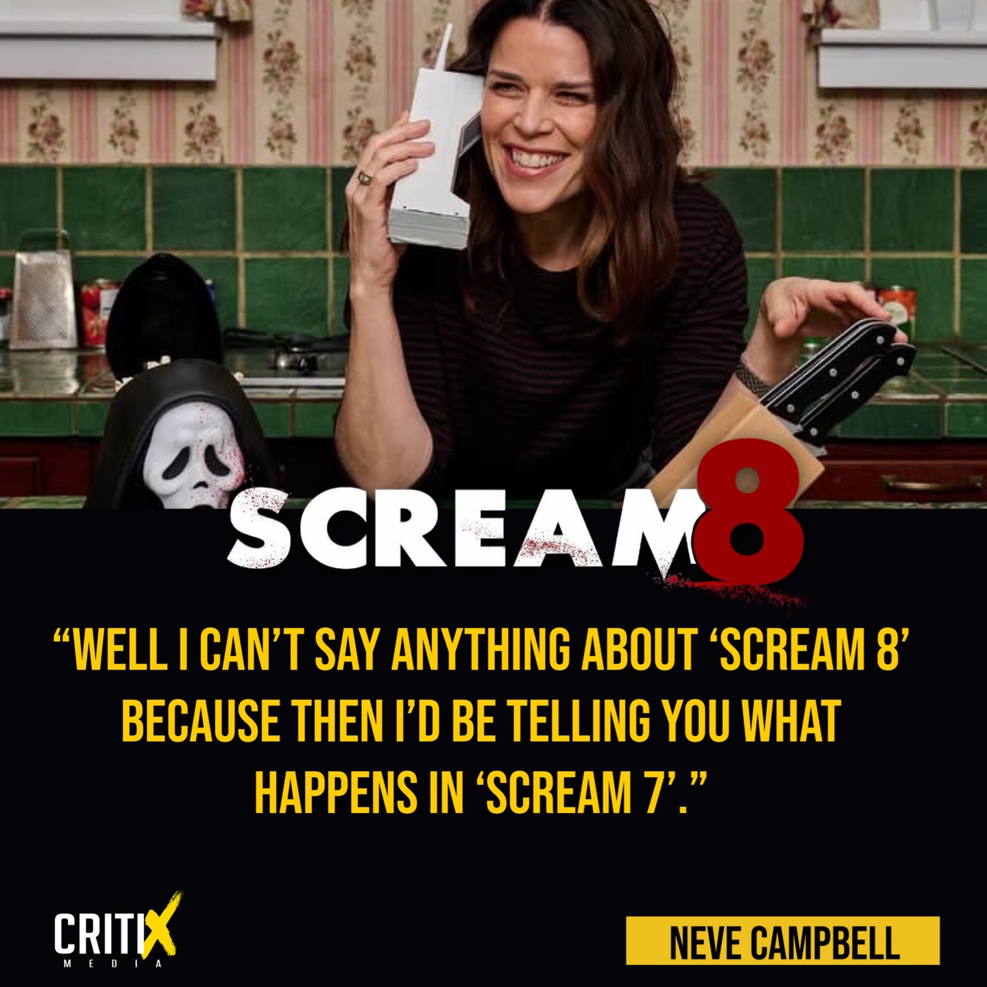 CritiX - ??? 🤔 Reports circulating online suggest that Neve Campbell ...