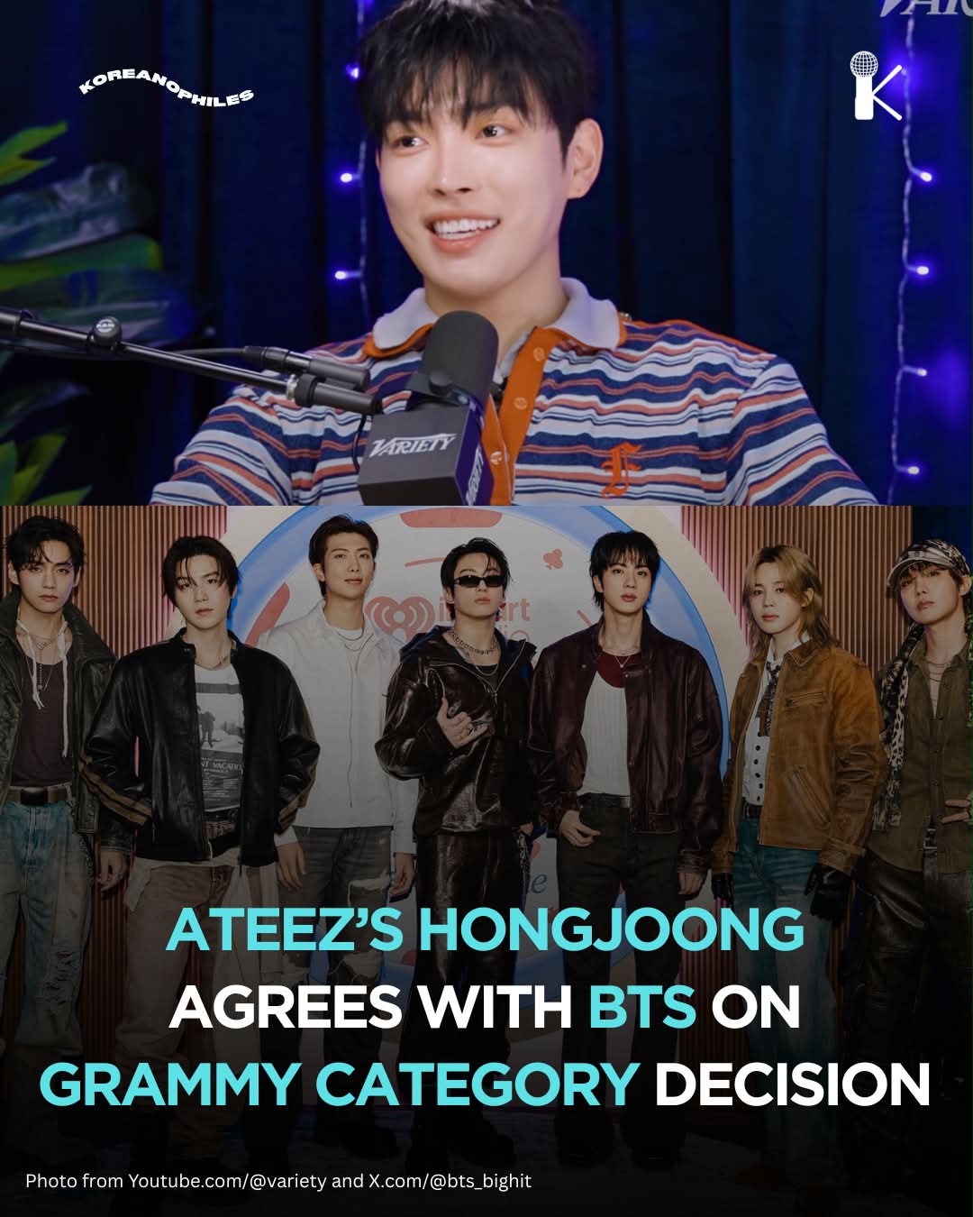 ATEEZ 🤝 BTS ATEEZ leader Hongjoong has shared his thoughts on BTS