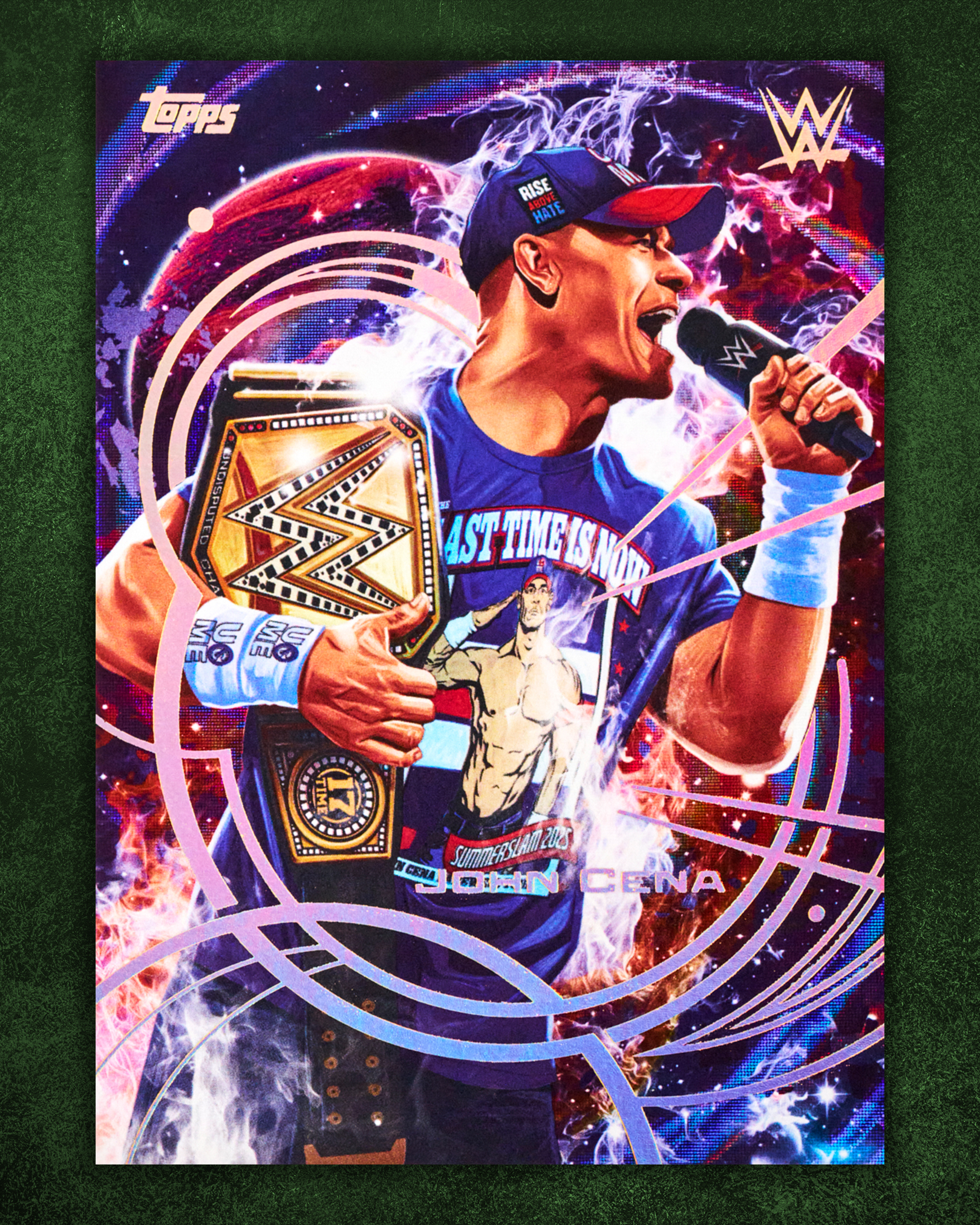 FIRST LOOK: John Cena's ultra-rare 'Slammed' insert in 2026 Topps