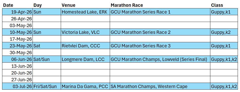 Dabulamanzi - Here’s a heads-up regarding the 2026 Marathon Racing ...