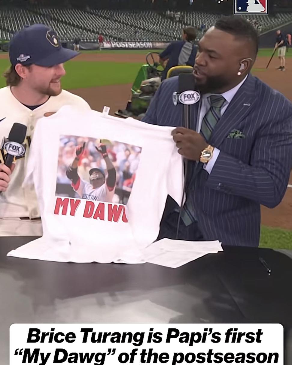 Brice Turang got David Ortiz's first 