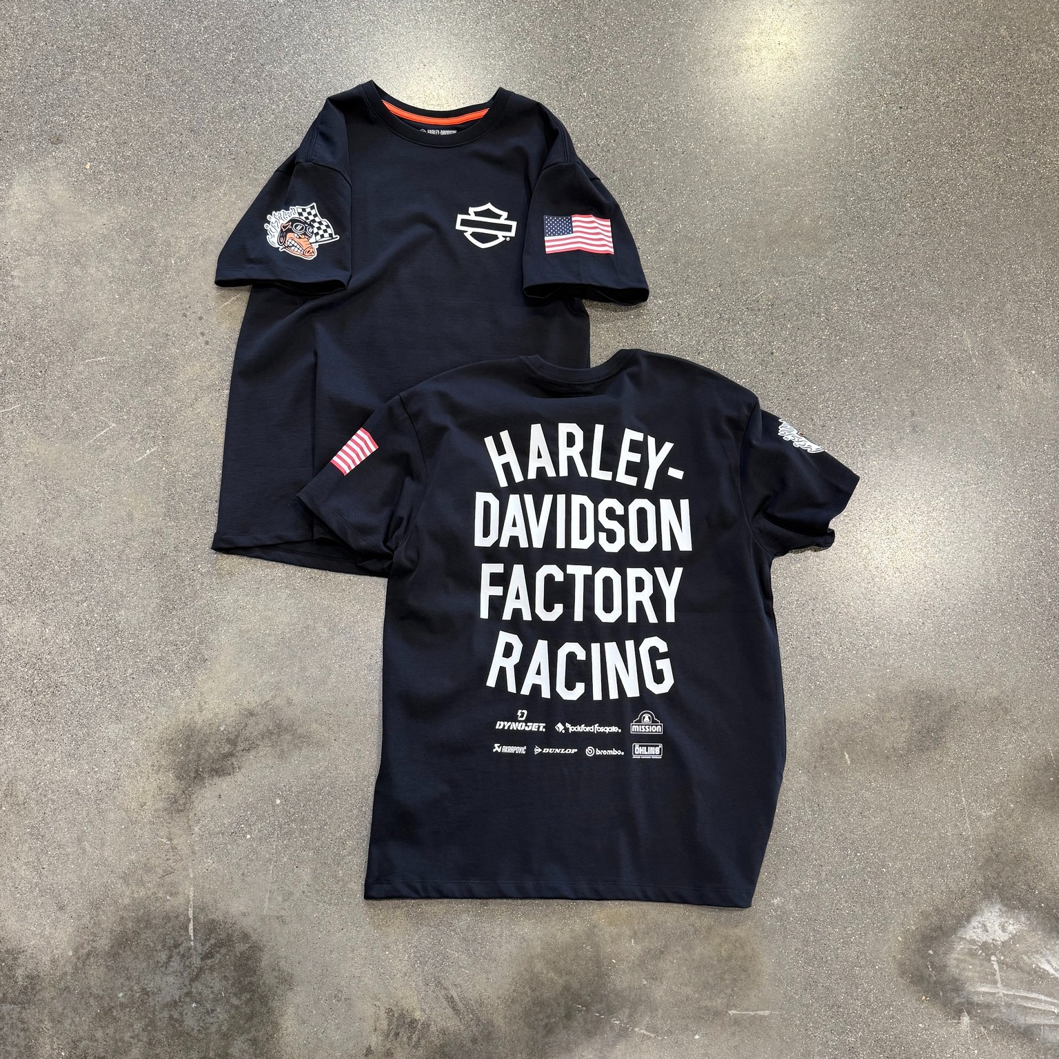 Celebrate the win with the official Harley Davidson factory racing