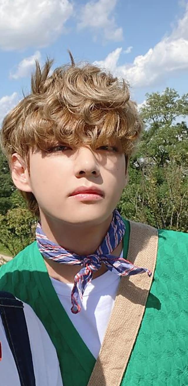 2021 BTS season greetings from Taehyung photo He is handsome like