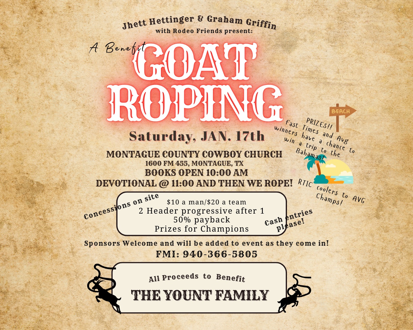 Benefit Goat Roping