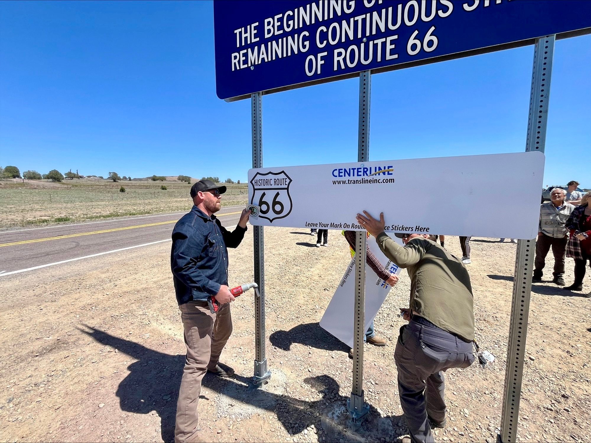 Route 66 Arizona centennial signs unveiled in Yavapai County