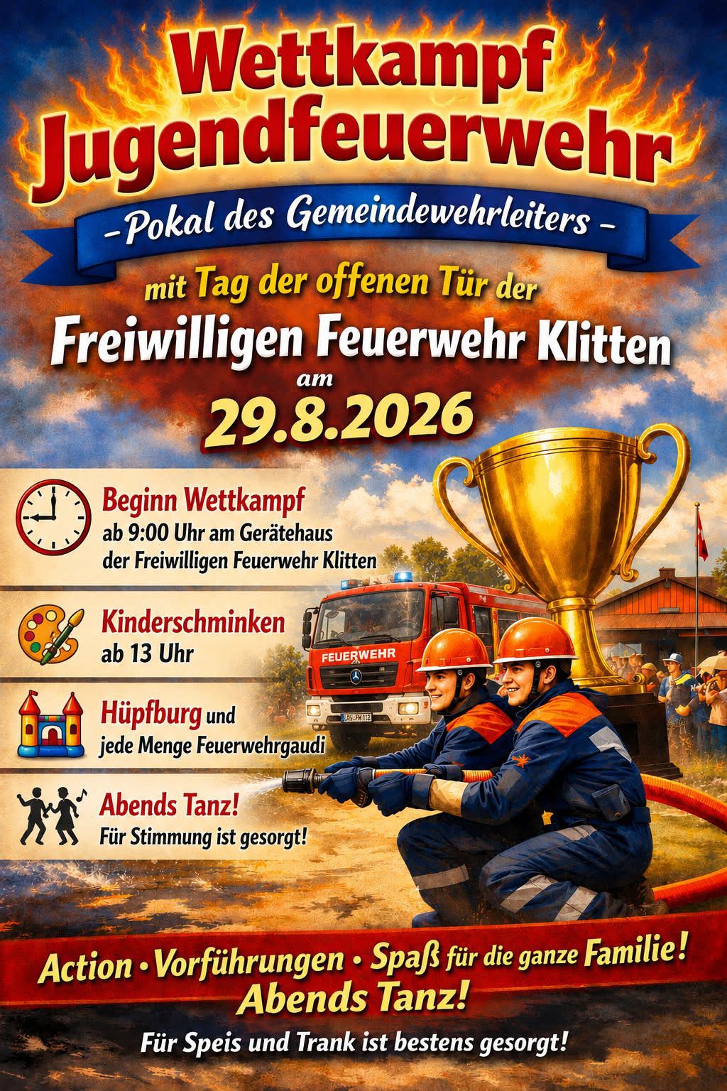 Wettkampf Jugendfeuerwehr mit Tag der offenen Tür