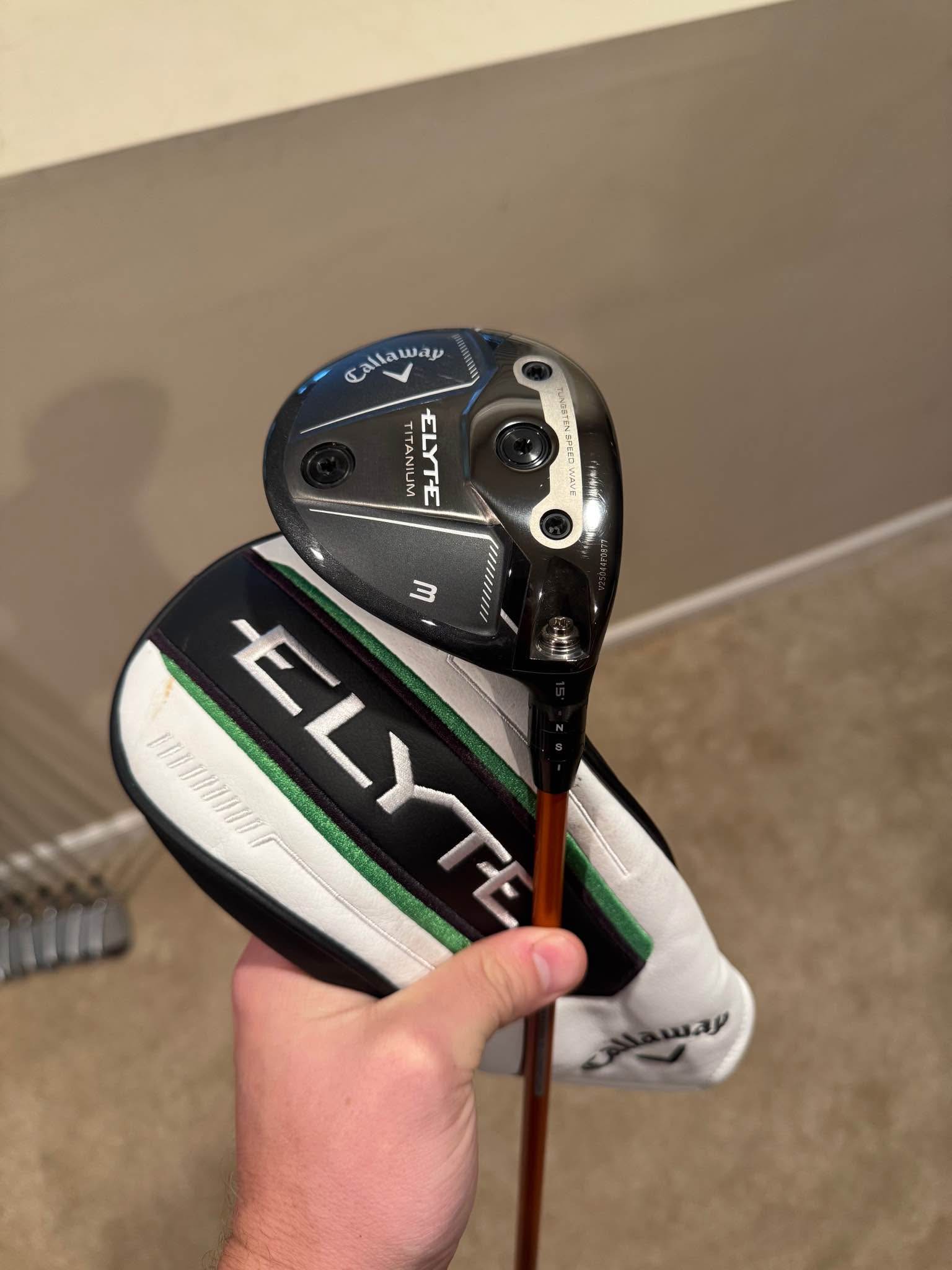 Callaway Elyte Titanium 3 Wood Tour AD DI 7S Shaft | Used - like 