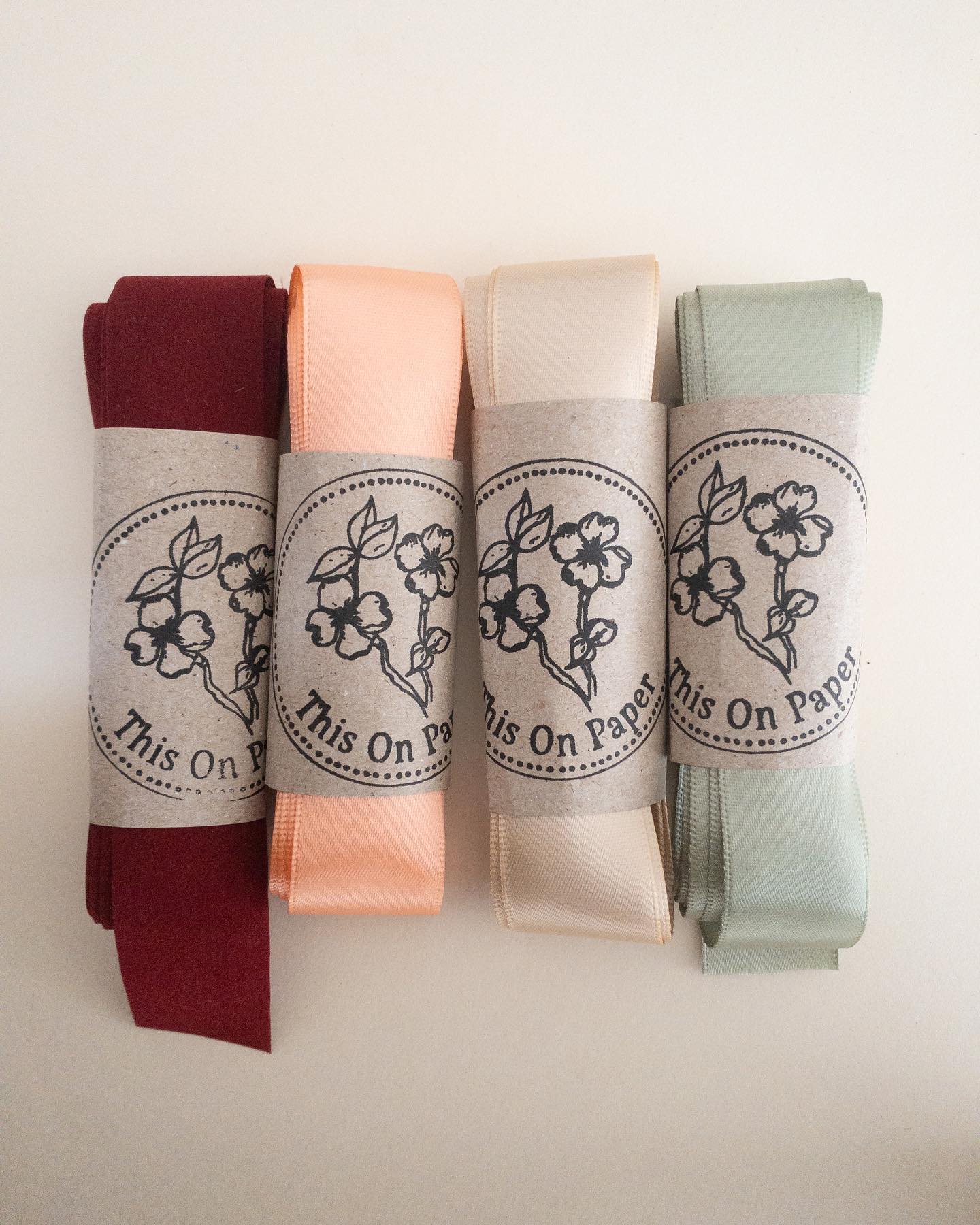 This On Paper - All the pretty ribbons to perfectly match...