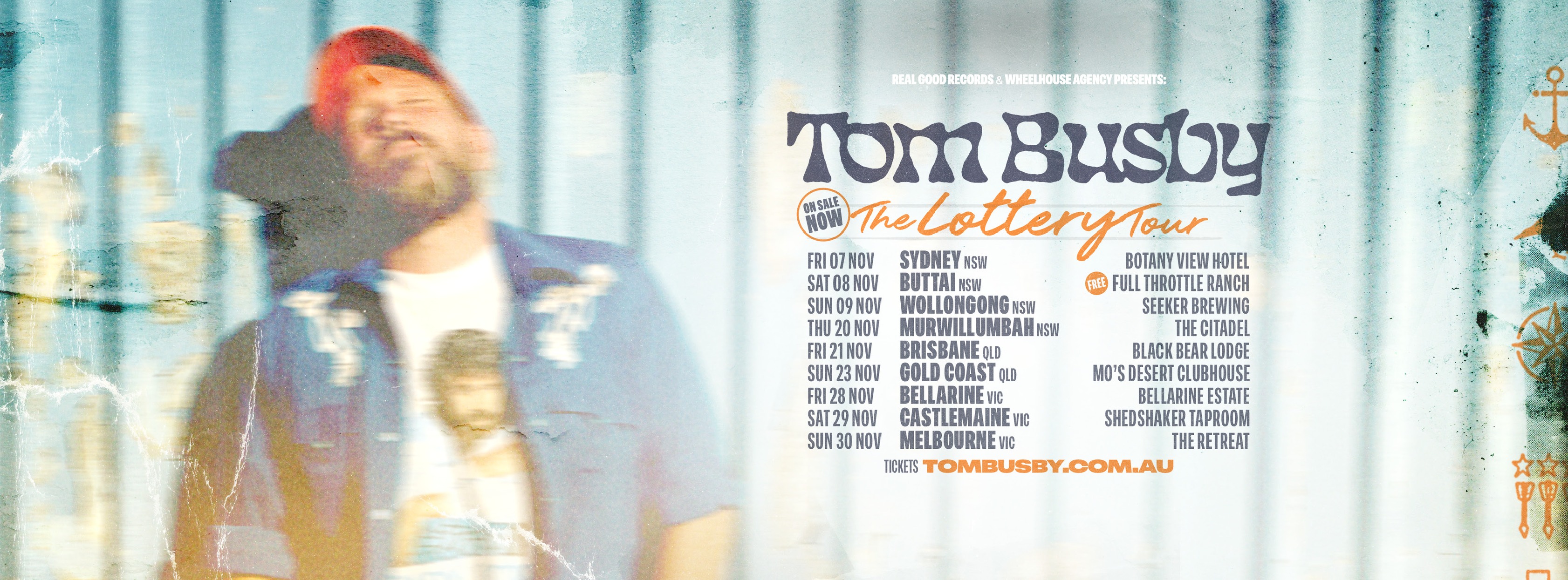 Tom Busby 'The Lottery Tour' GOLD COAST (All Ages)