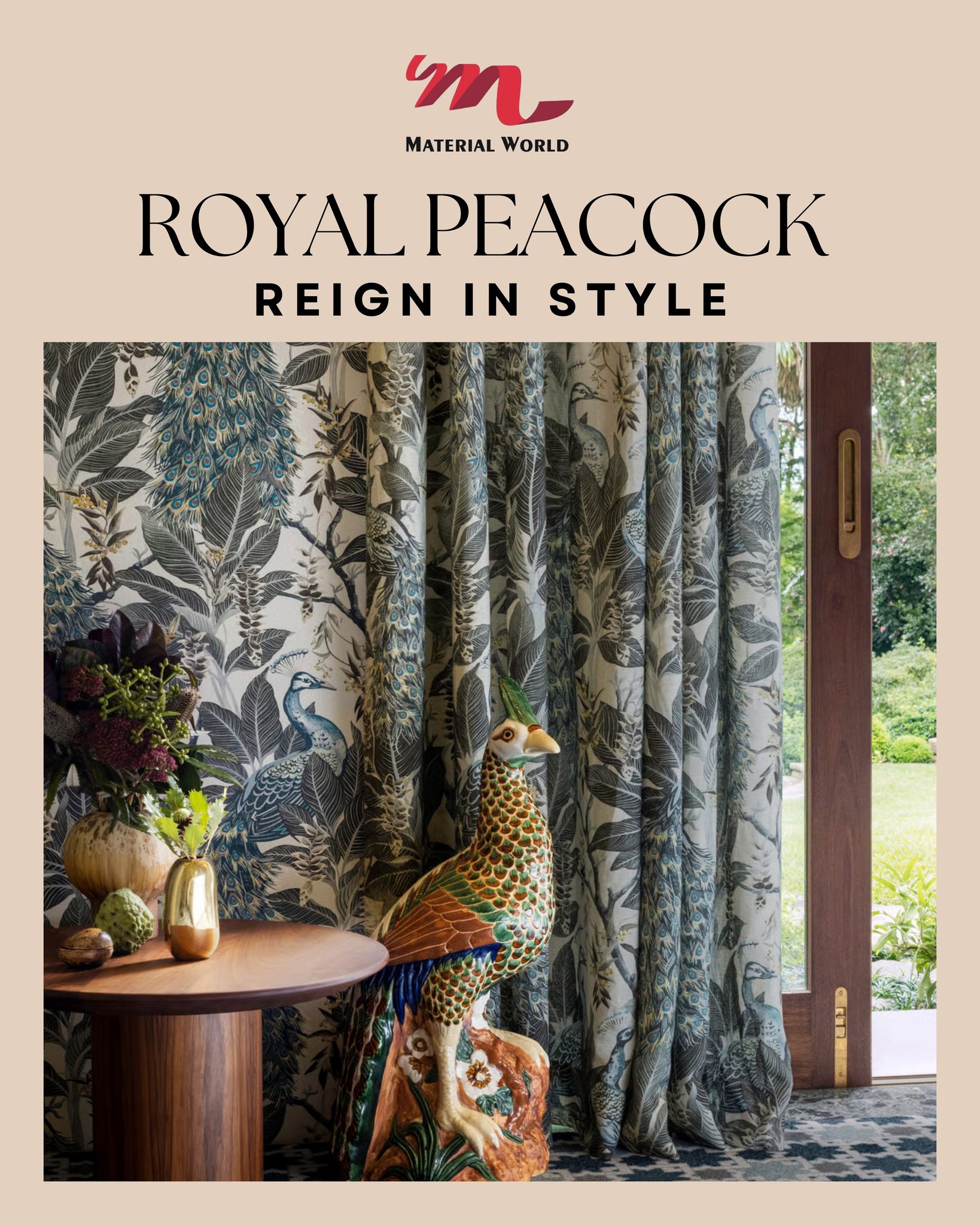 Material World - The 'Royal Peacock' is more than just a... | Facebook