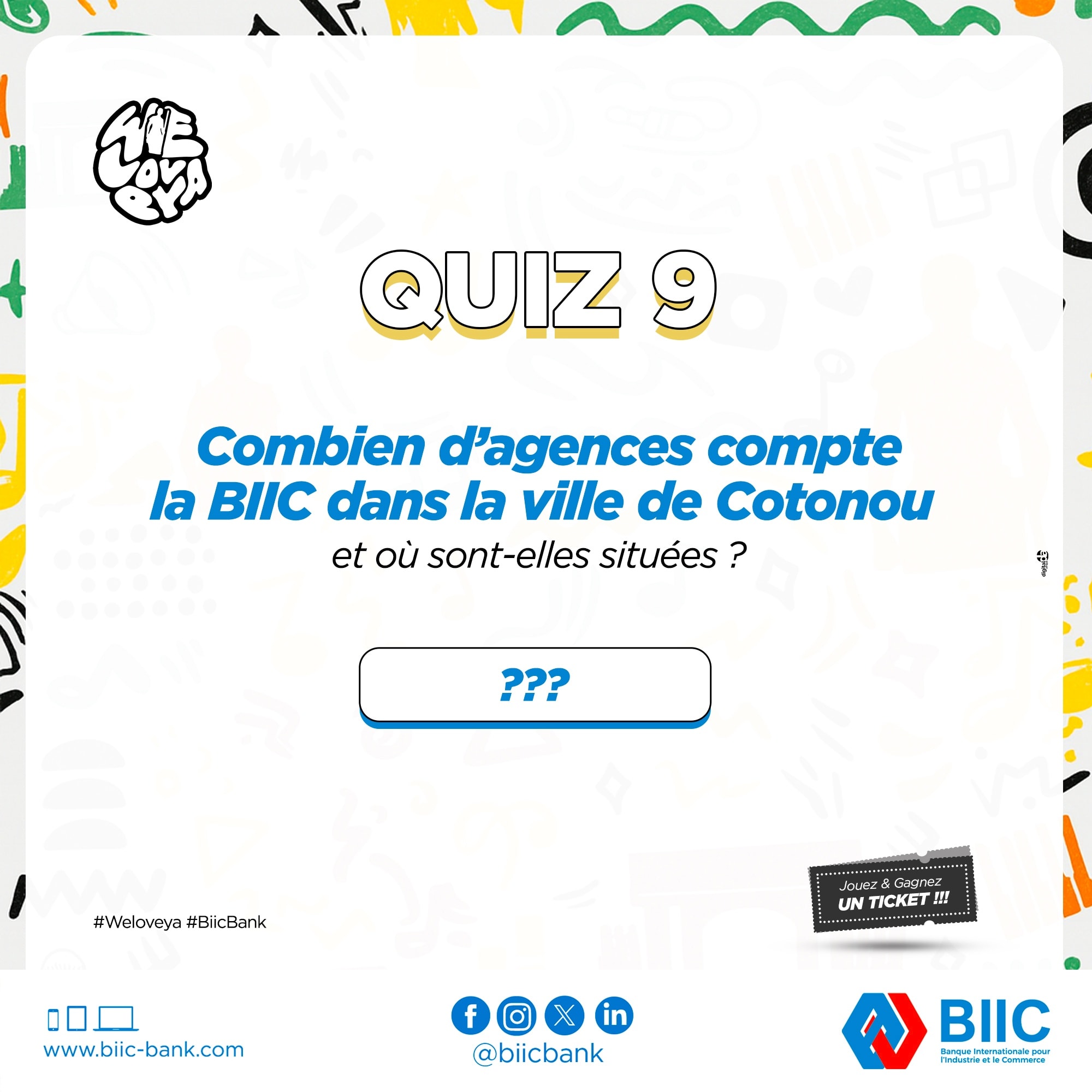 🎉... - Banque Internationale pour l'Industrie et le Commerce | Facebook